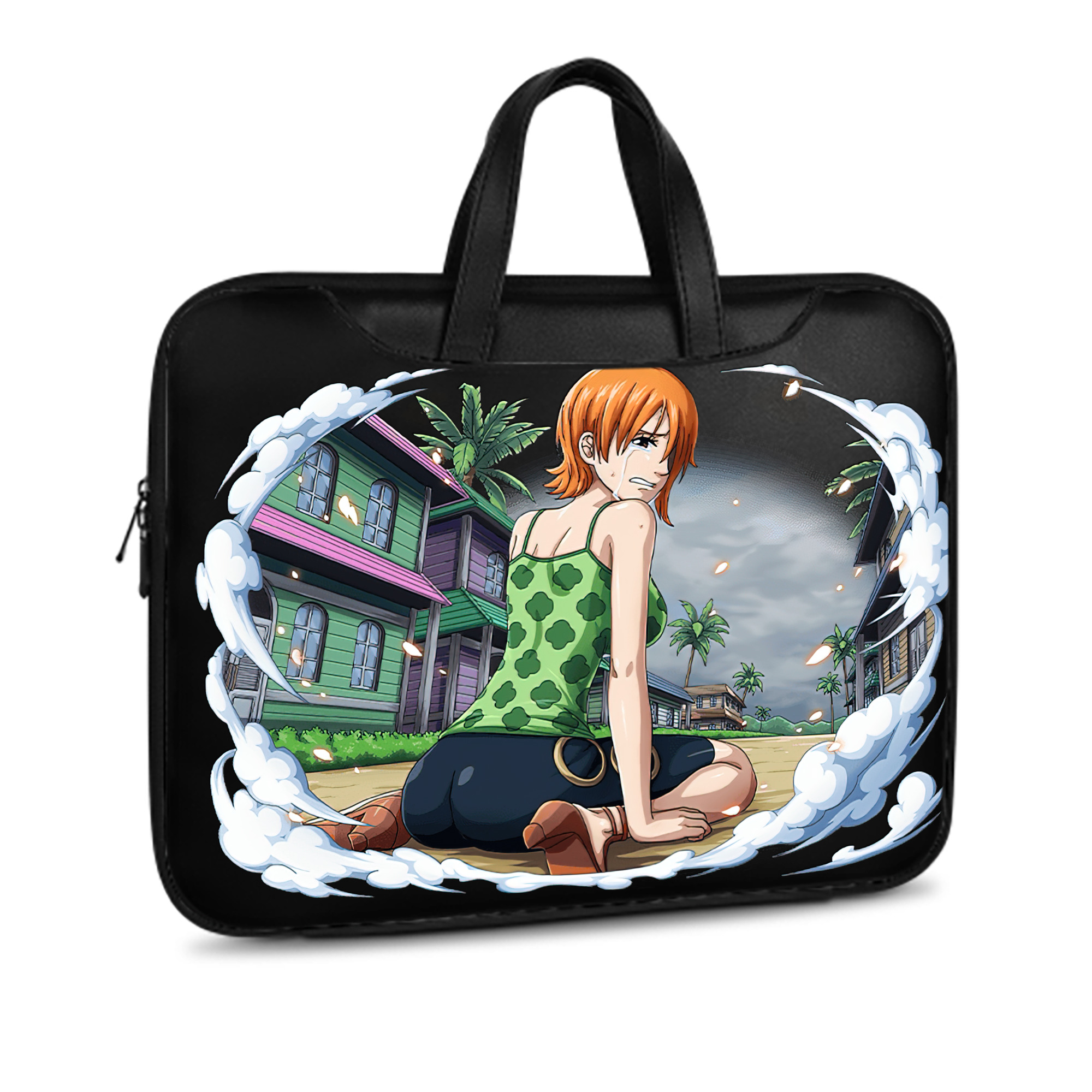 ワンピース ナミ ONE PIECE Nami レザーラップトップバッグ　ノートパソコンケース