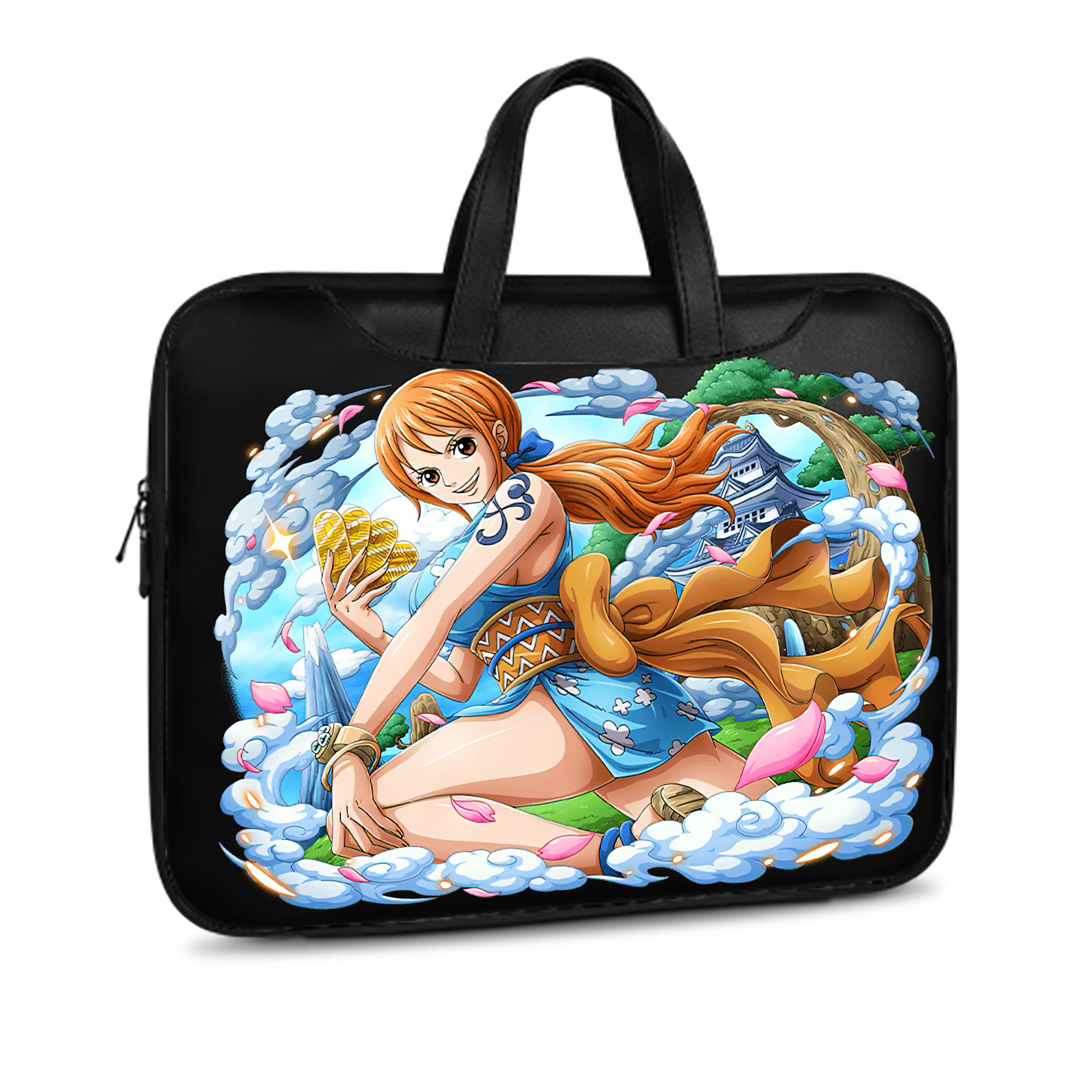 ワンピース ナミ ONE PIECE Nami レザーラップトップバッグ　ノートパソコンケース
