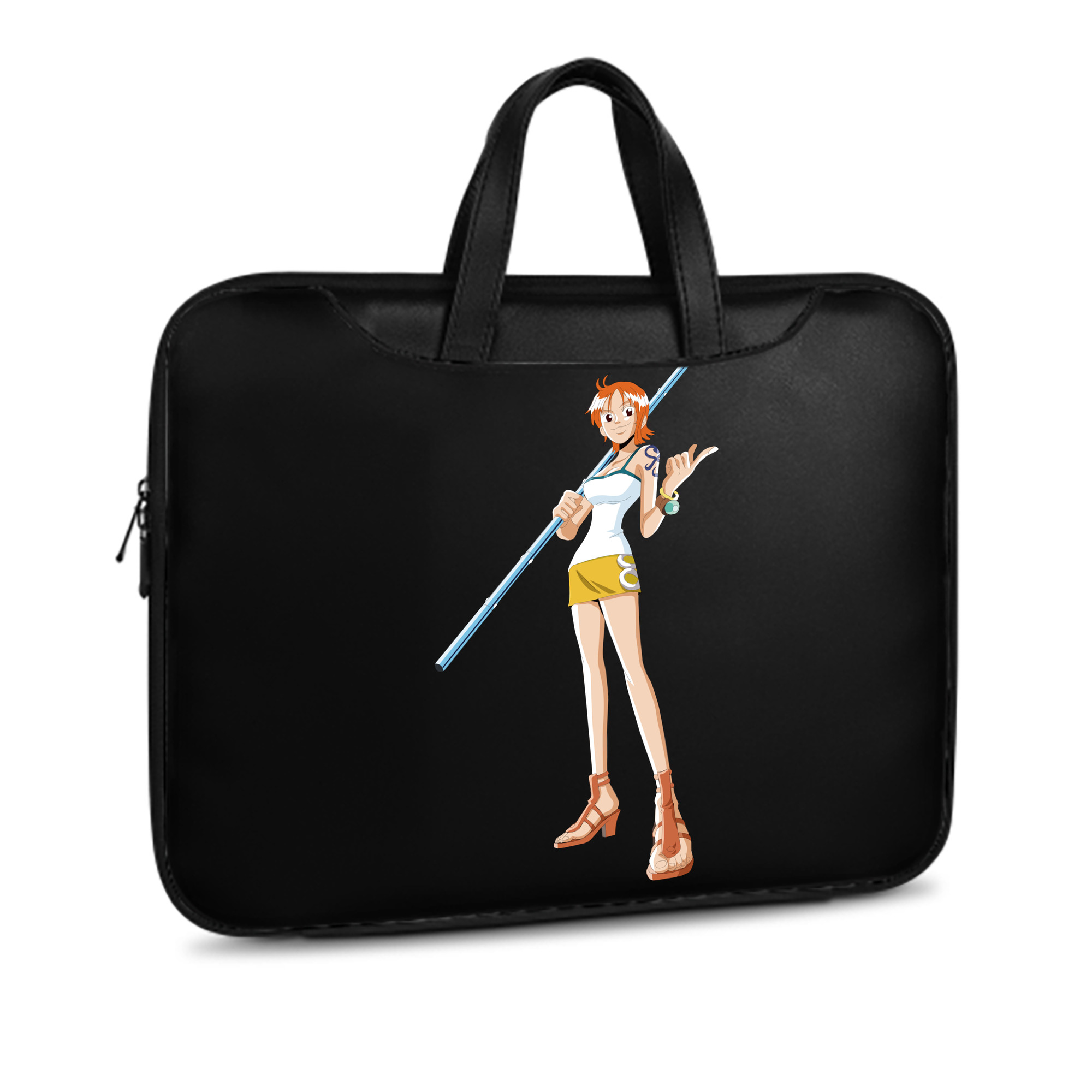 ワンピース ナミ ONE PIECE Nami レザーラップトップバッグ　ノートパソコンケース