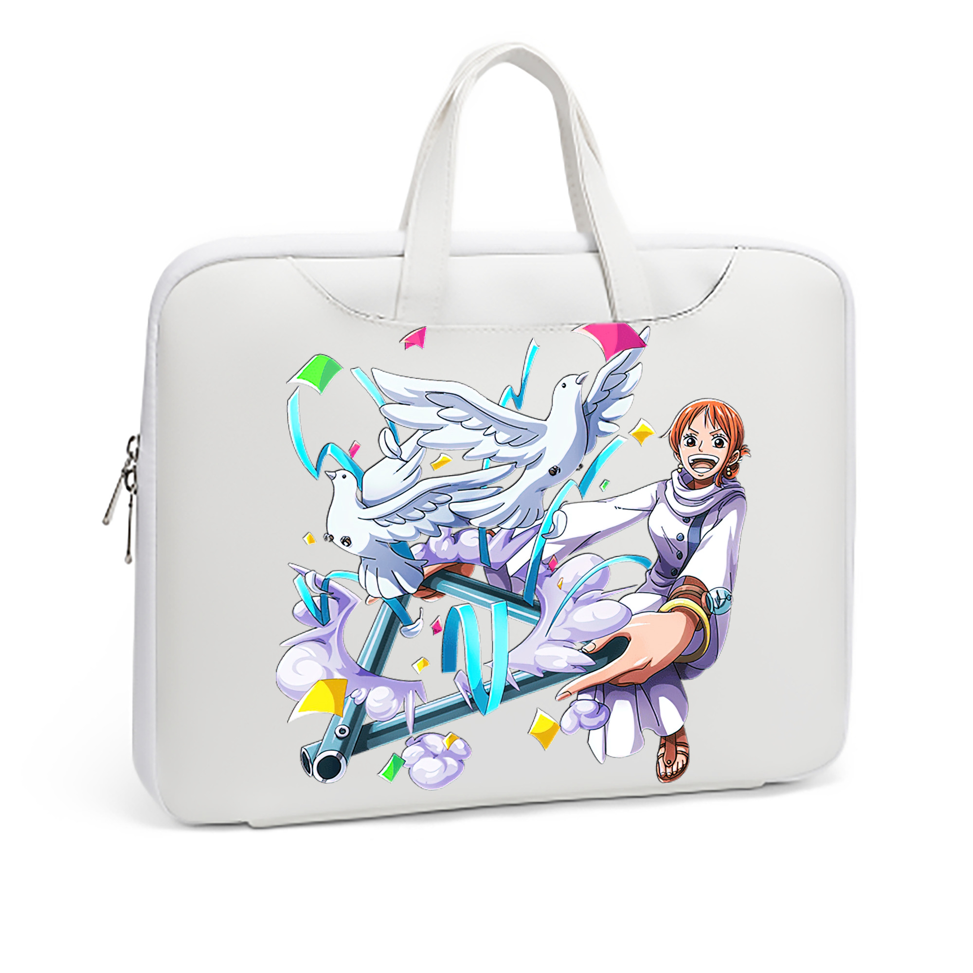 ワンピース ナミ ONE PIECE Nami レザーラップトップバッグ　ノートパソコンケース