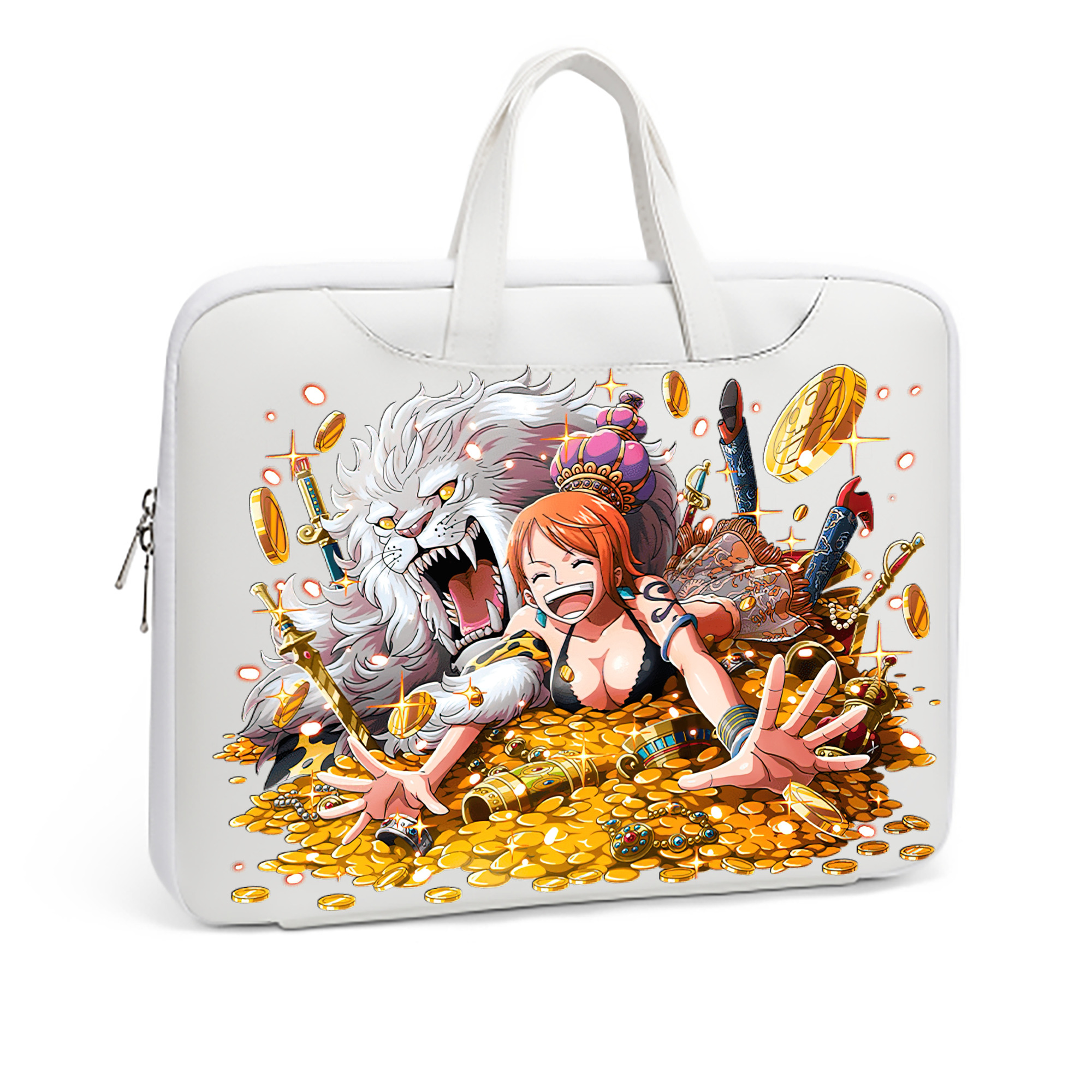 ワンピース ナミ ONE PIECE Nami レザーラップトップバッグ　ノートパソコンケース