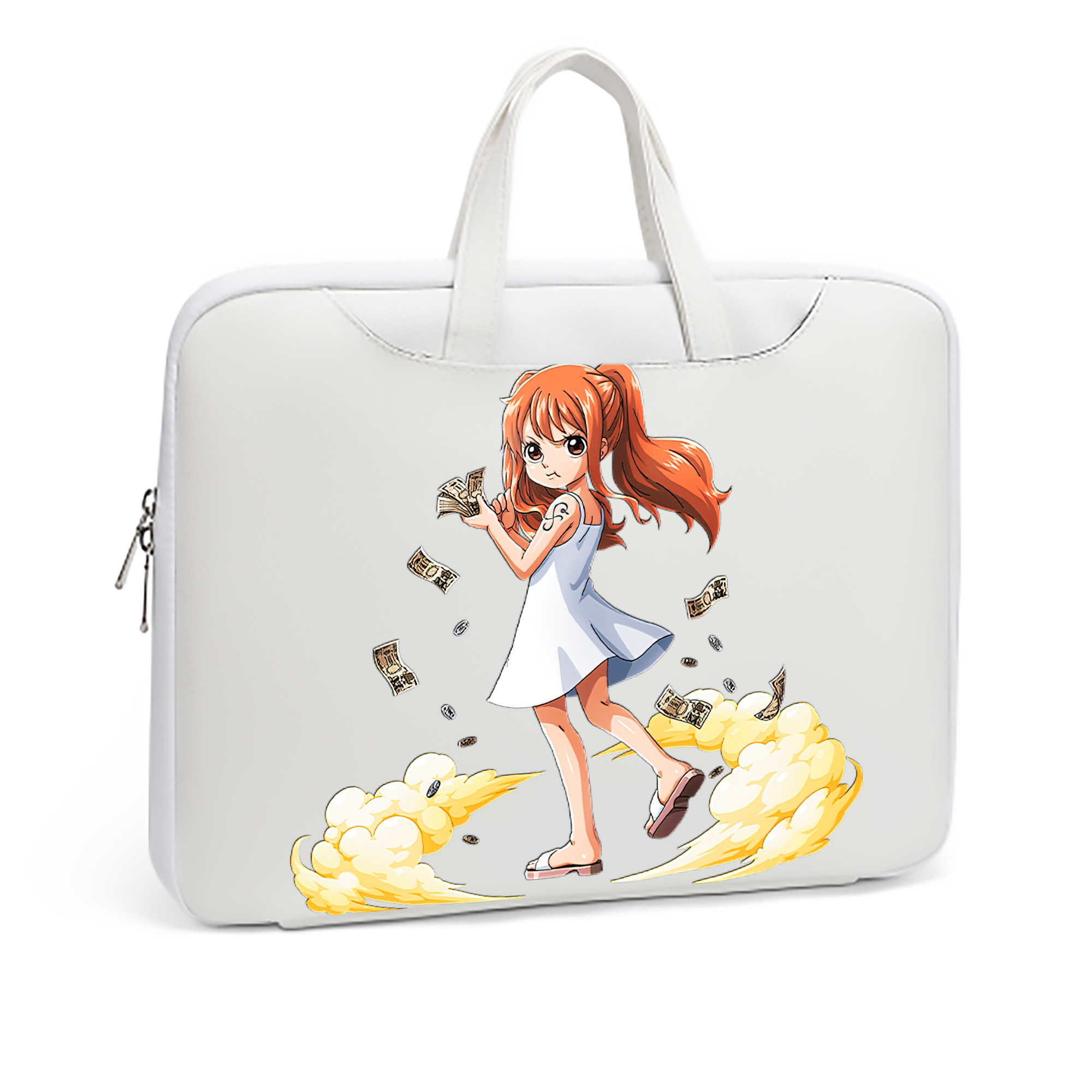 ワンピース ナミ ONE PIECE Nami レザーラップトップバッグ　ノートパソコンケース