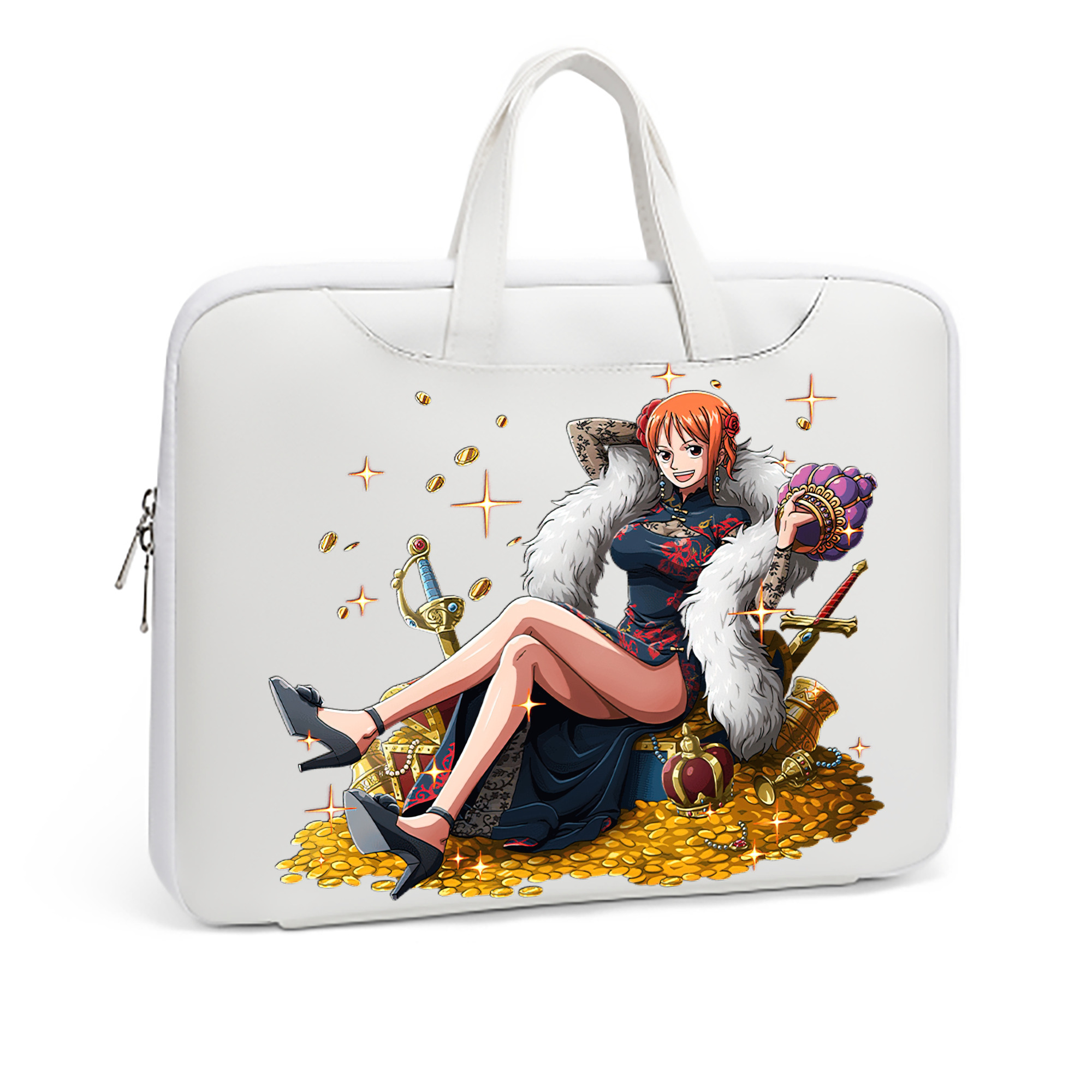 ワンピース ナミ ONE PIECE Nami レザーラップトップバッグ　ノートパソコンケース