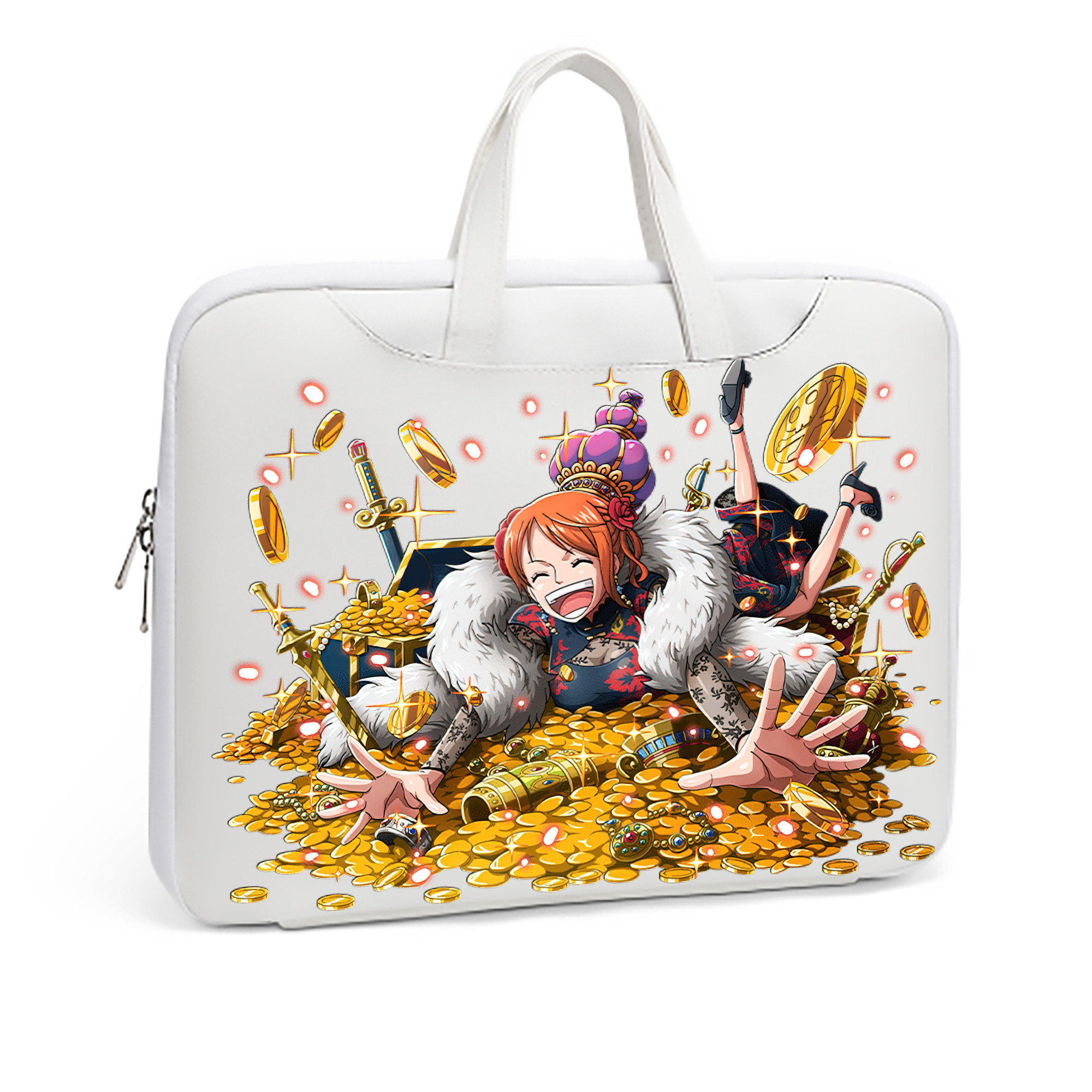 ワンピース ナミ ONE PIECE Nami レザーラップトップバッグ　ノートパソコンケース