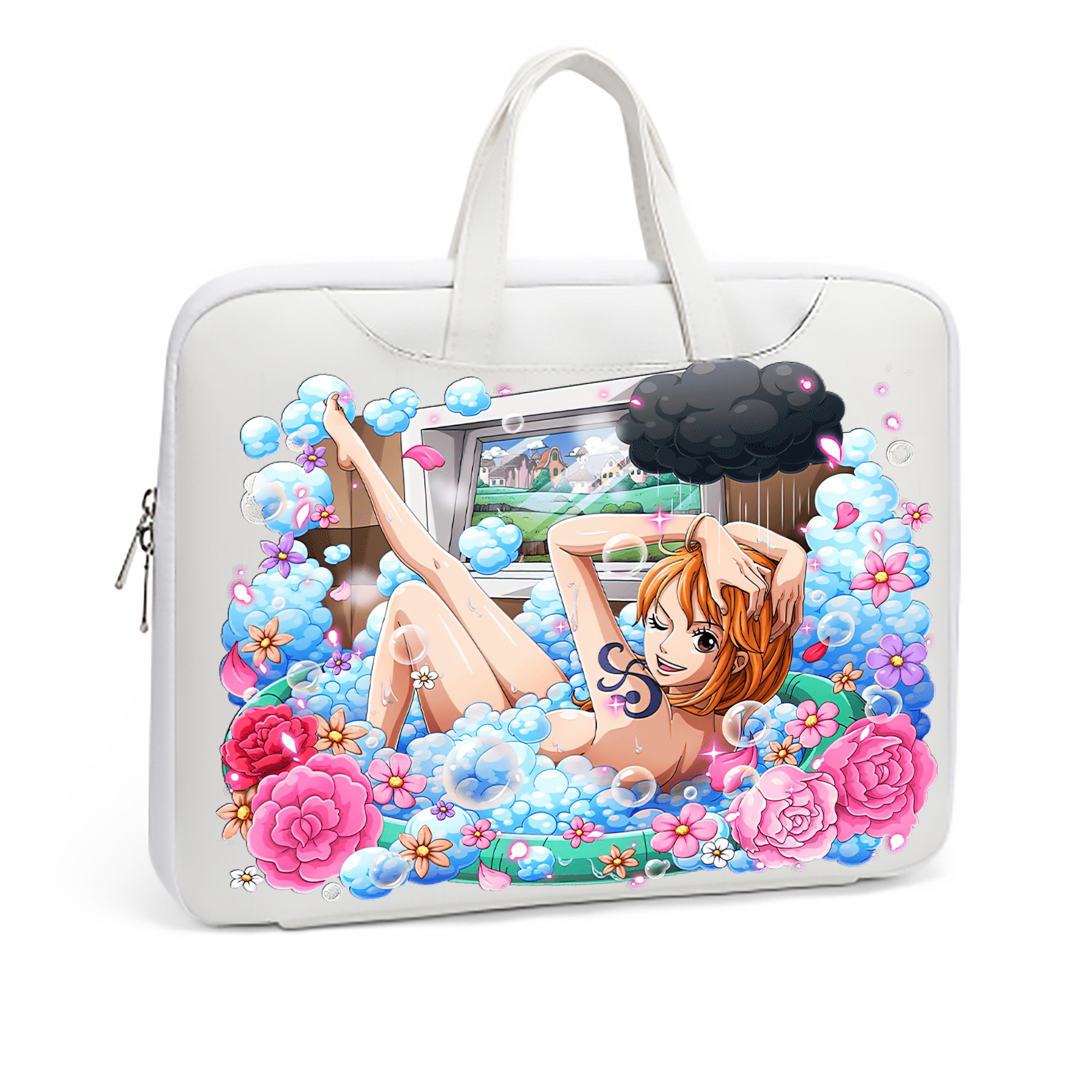 ワンピース ナミ ONE PIECE Nami レザーラップトップバッグ　ノートパソコンケース