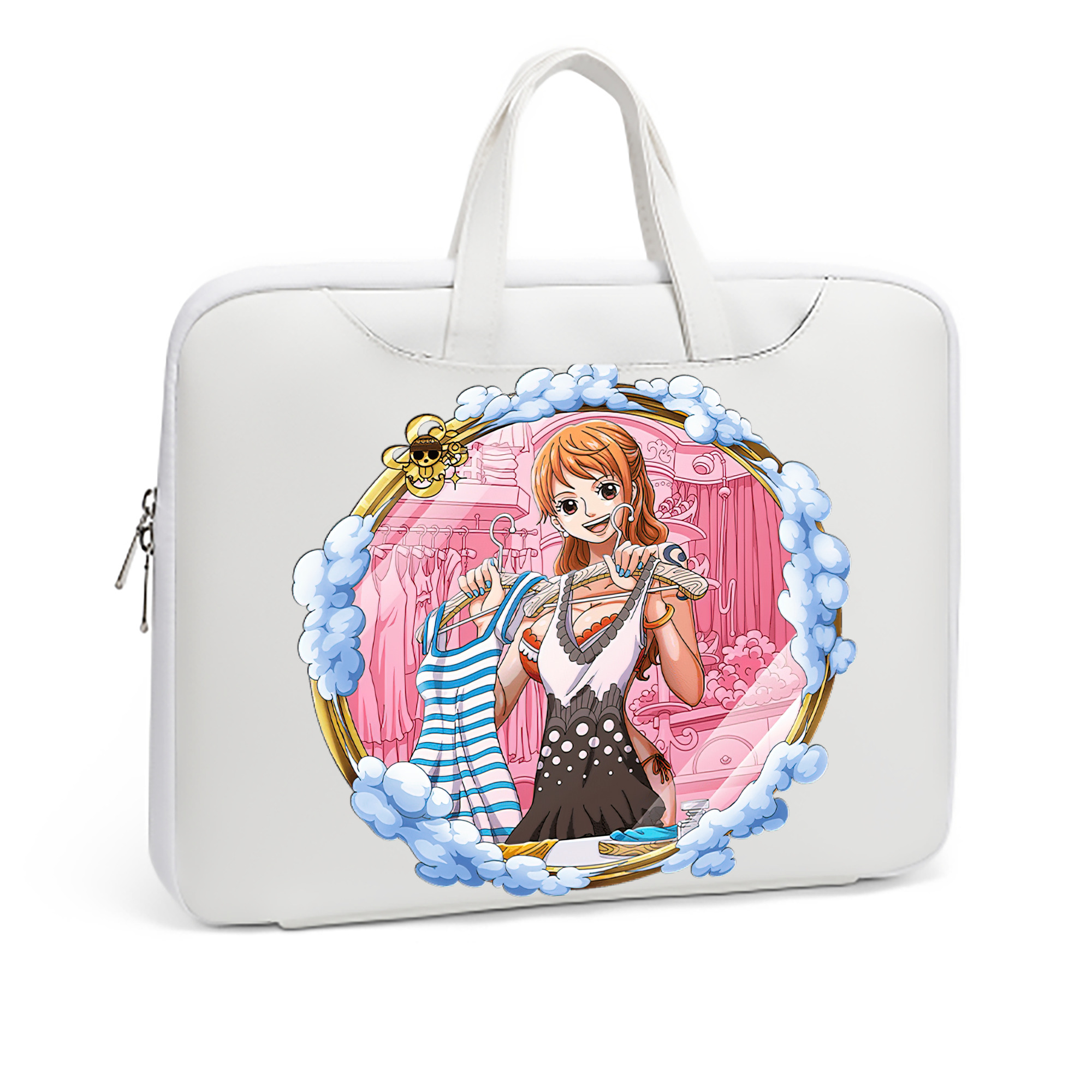 ワンピース ナミ ONE PIECE Nami レザーラップトップバッグ　ノートパソコンケース