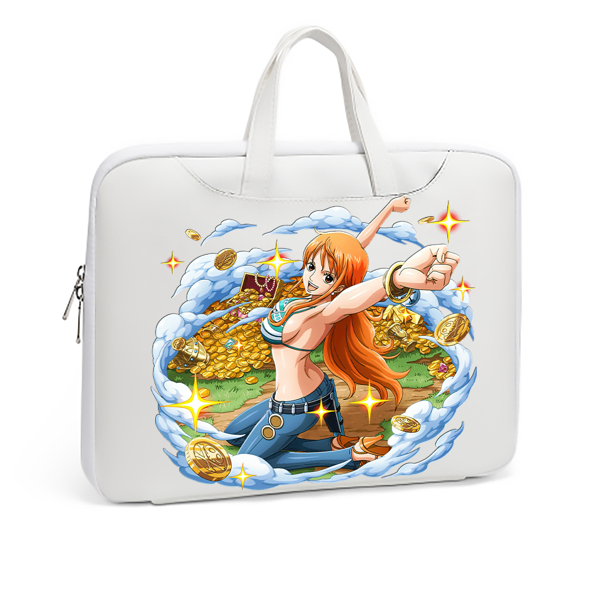 ワンピース ナミ ONE PIECE Nami レザーラップトップバッグ　ノートパソコンケース