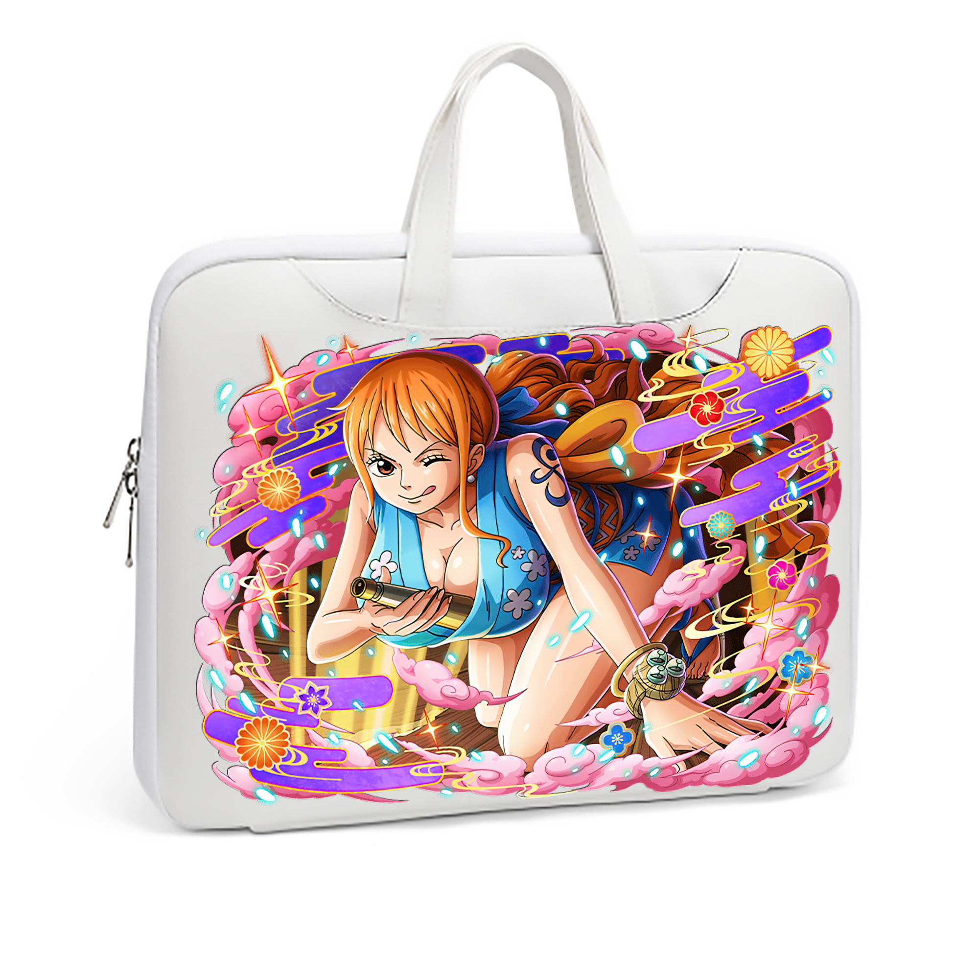 ワンピース ナミ ONE PIECE Nami レザーラップトップバッグ　ノートパソコンケース