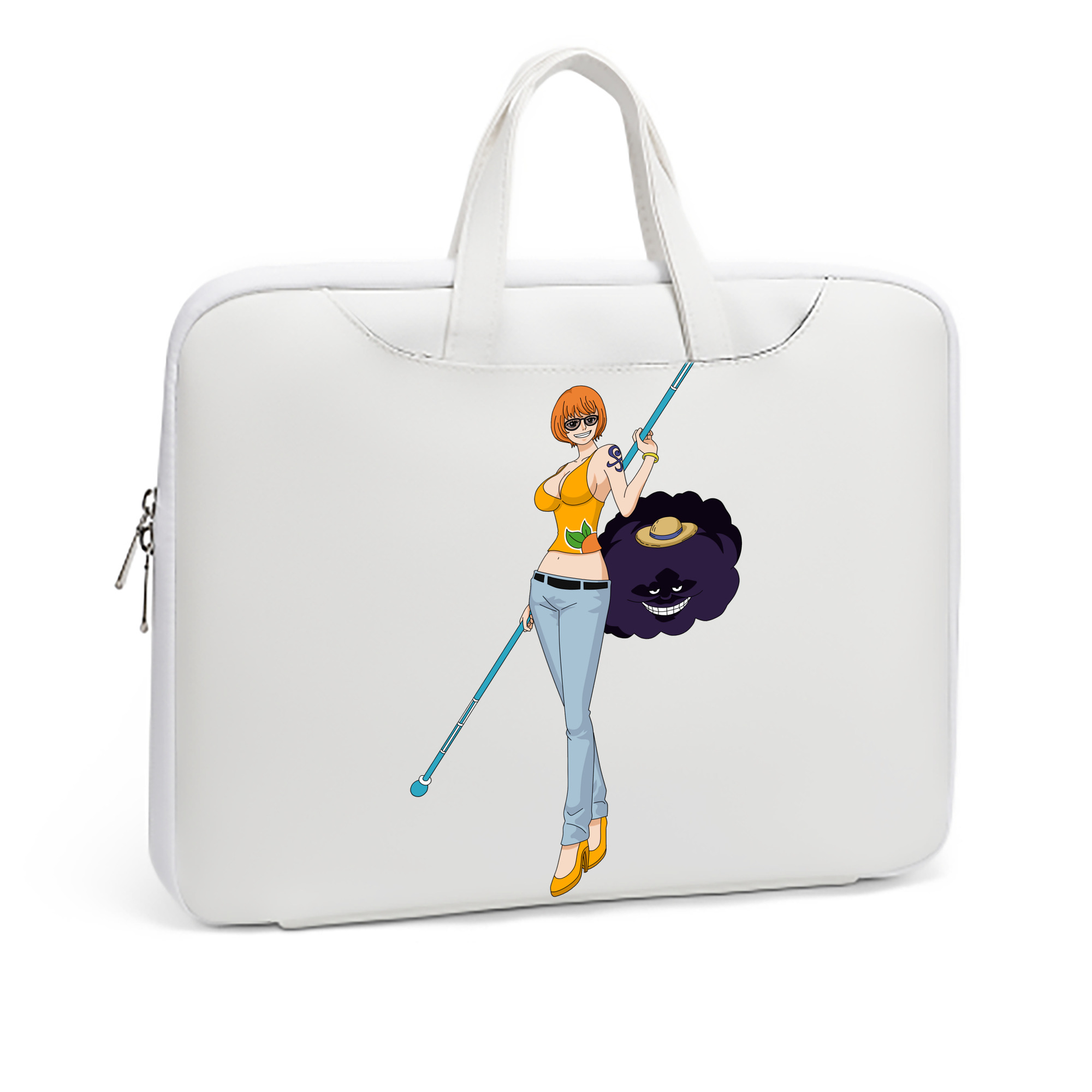 ワンピース ナミ ONE PIECE Nami レザーラップトップバッグ　ノートパソコンケース