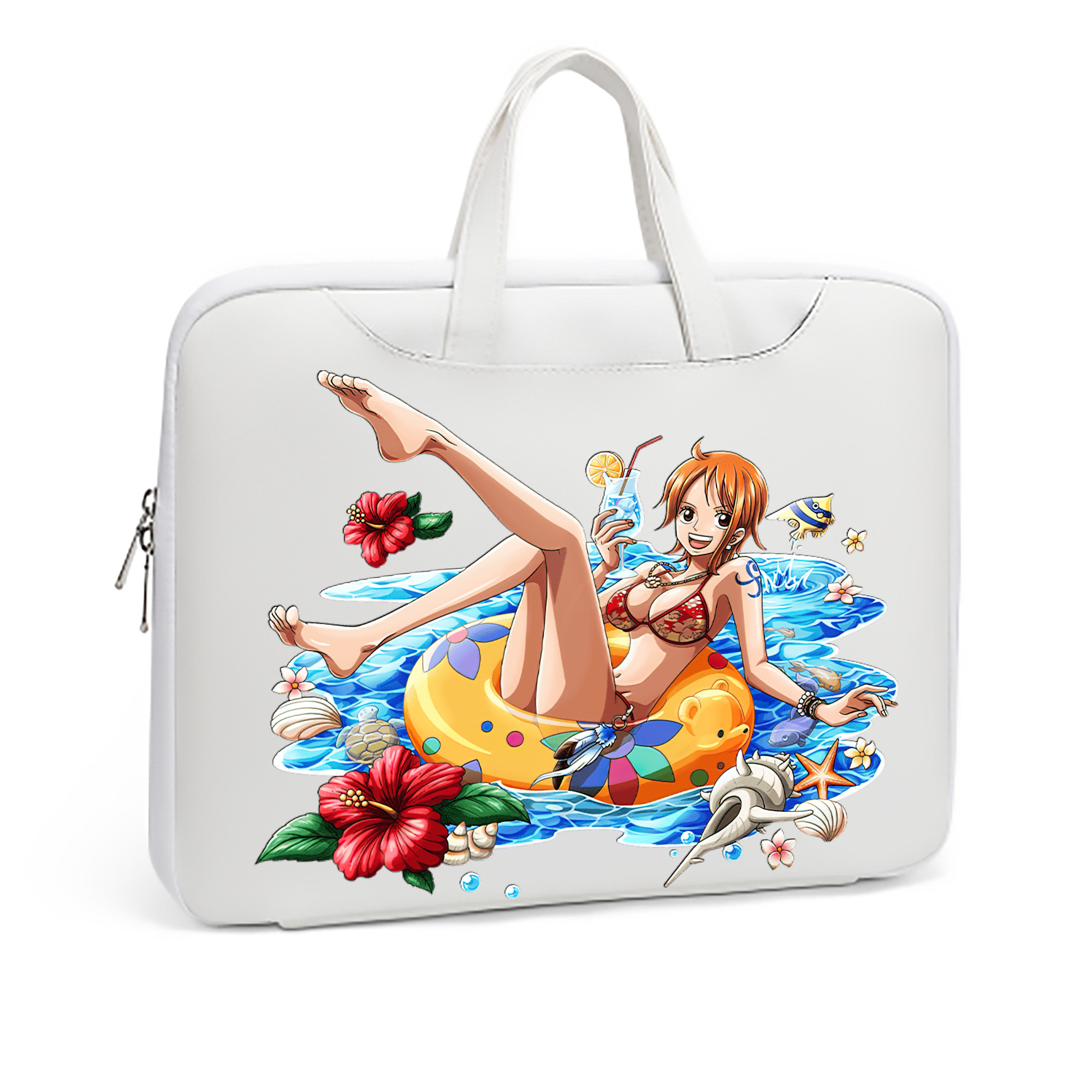ワンピース ナミ ONE PIECE Nami レザーラップトップバッグ　ノートパソコンケース