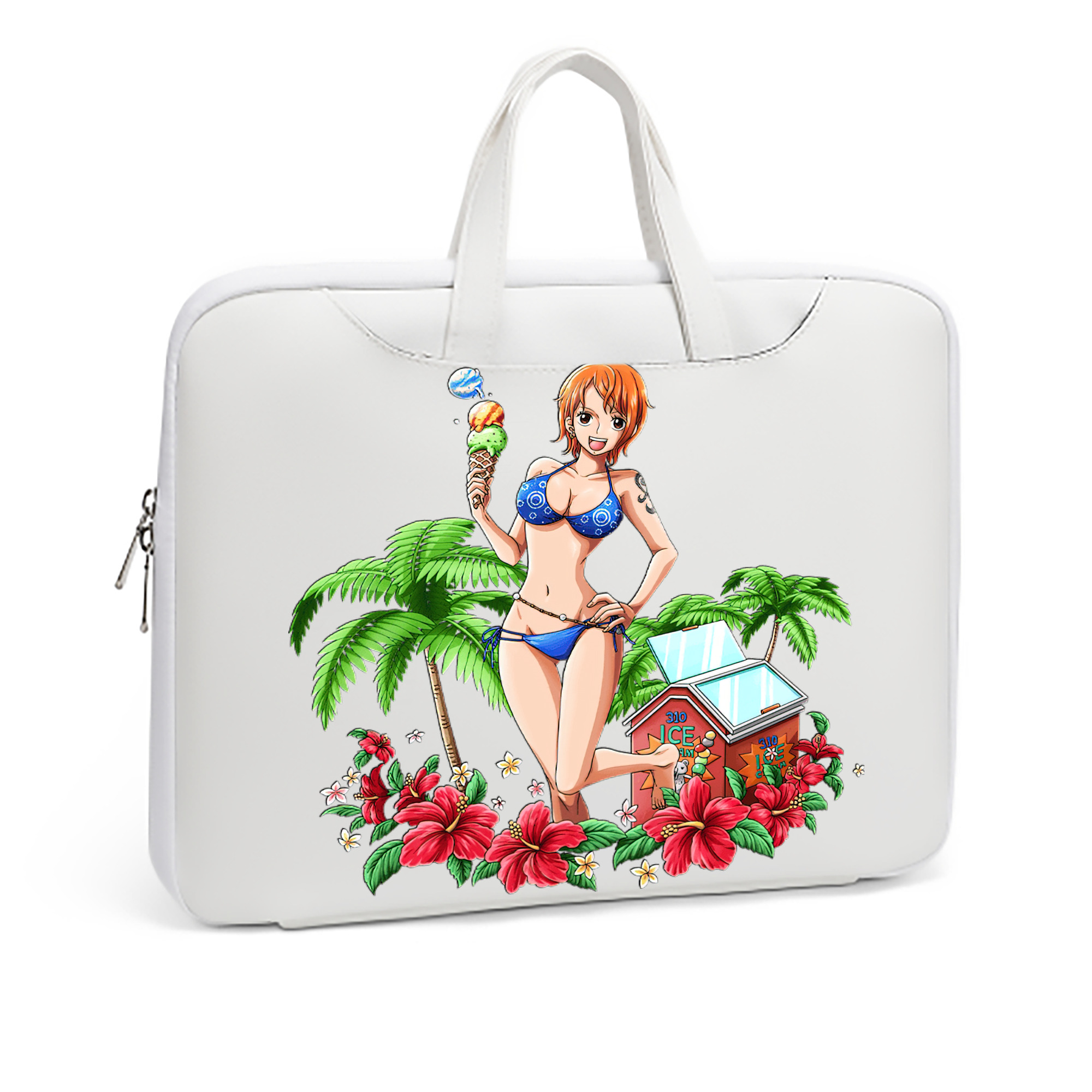 ワンピース ナミ ONE PIECE Nami レザーラップトップバッグ　ノートパソコンケース