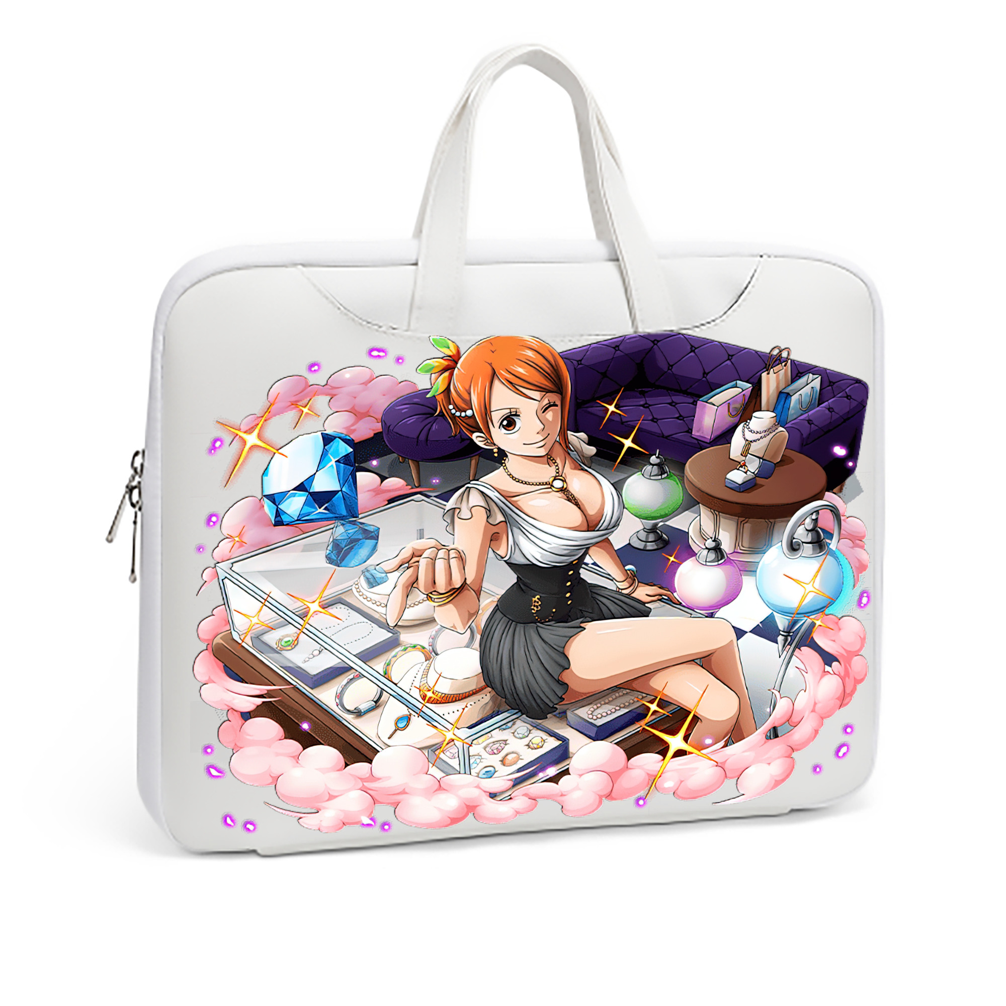 ワンピース ナミ ONE PIECE Nami レザーラップトップバッグ　ノートパソコンケース