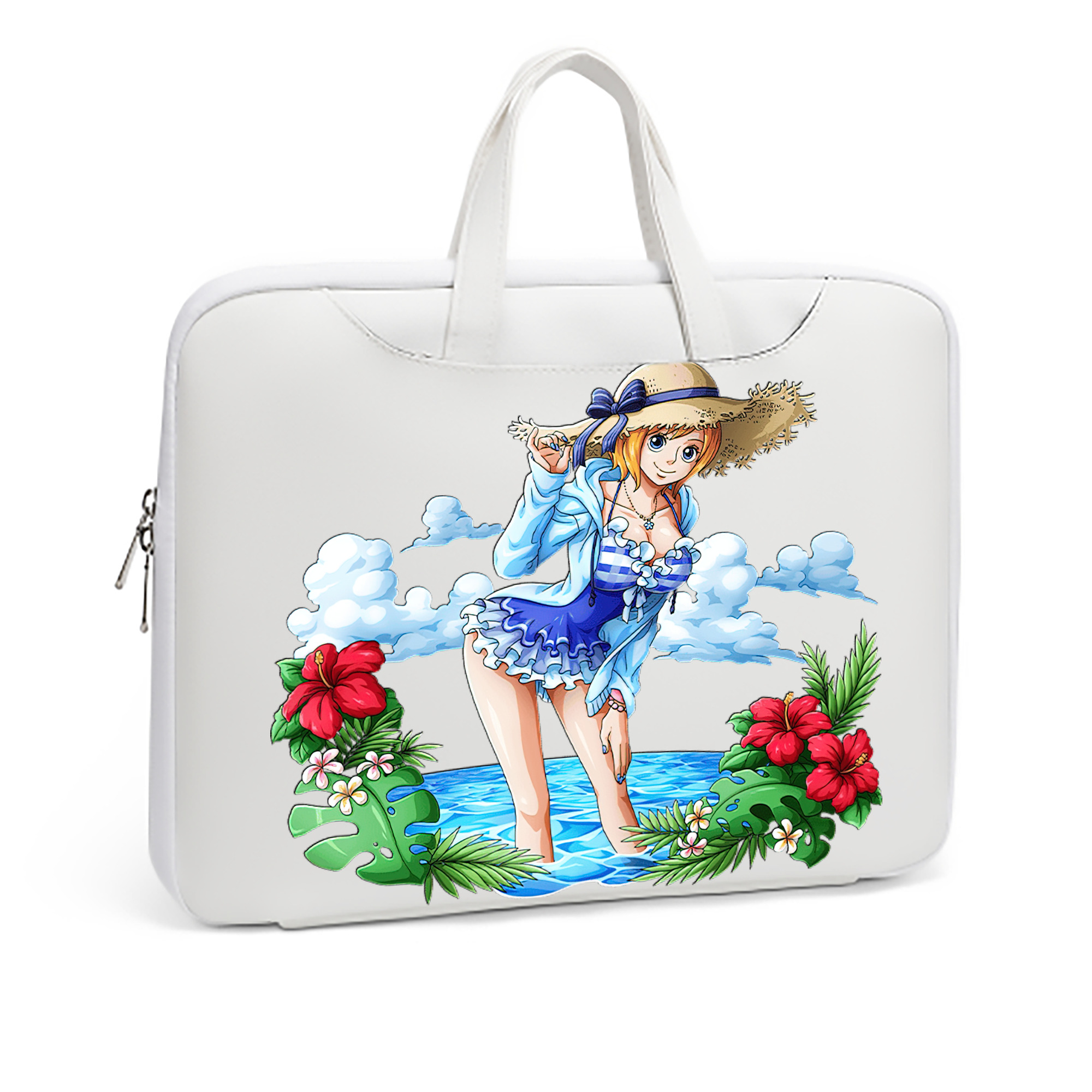ワンピース ナミ ONE PIECE Nami レザーラップトップバッグ　ノートパソコンケース