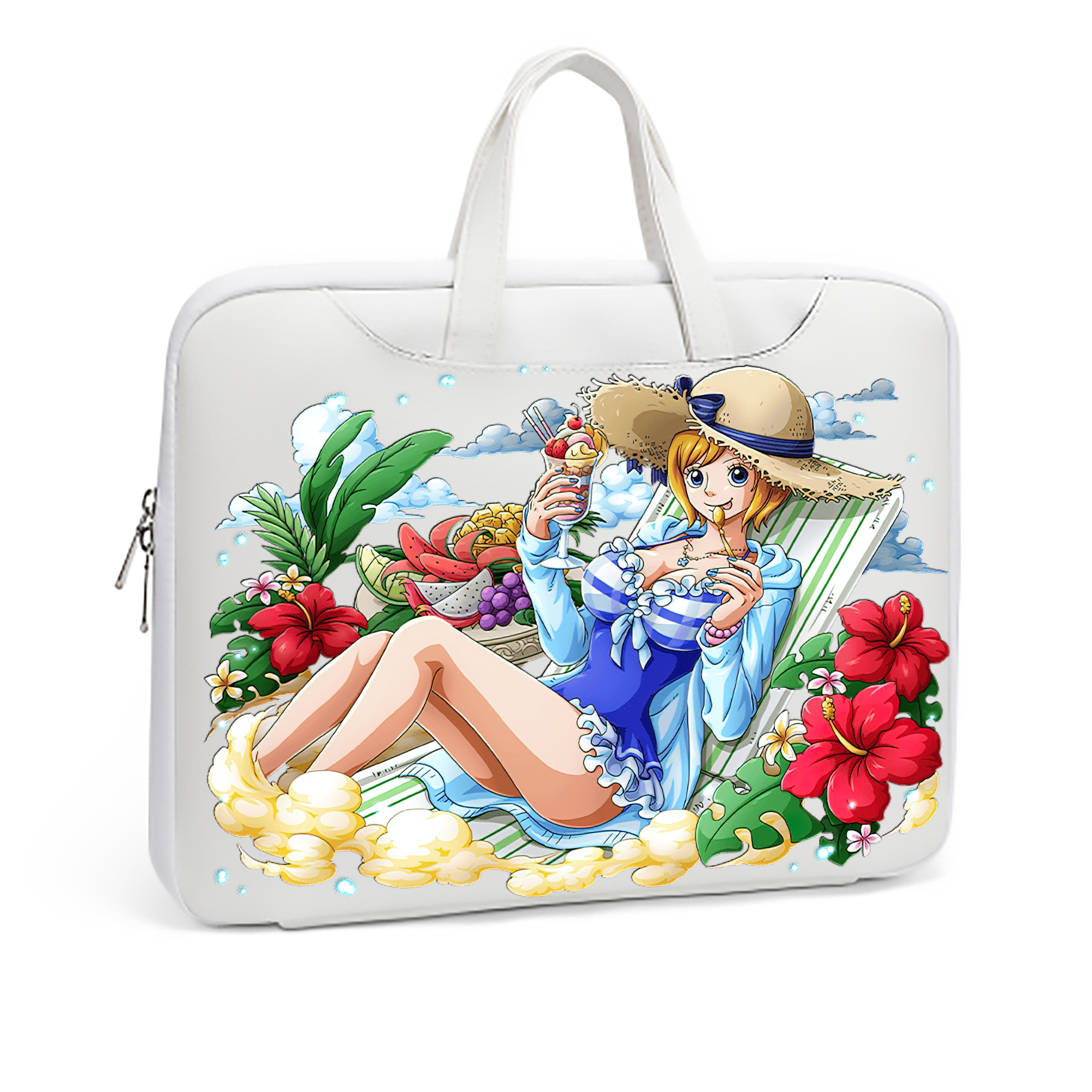 ワンピース ナミ ONE PIECE Nami レザーラップトップバッグ　ノートパソコンケース