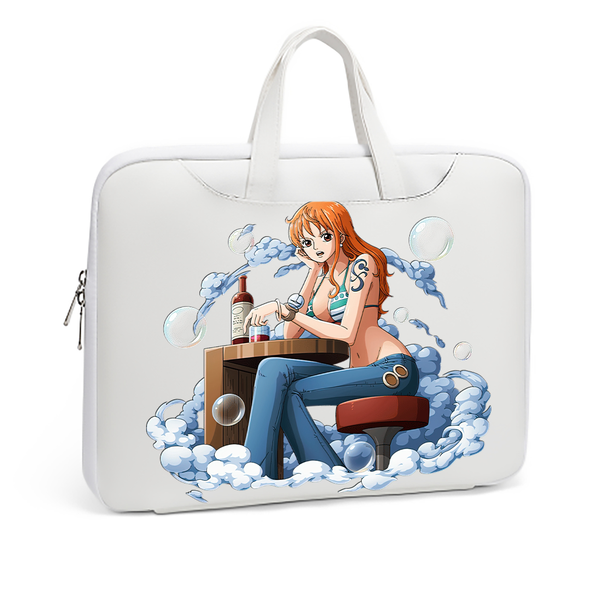 ワンピース ナミ ONE PIECE Nami レザーラップトップバッグ　ノートパソコンケース