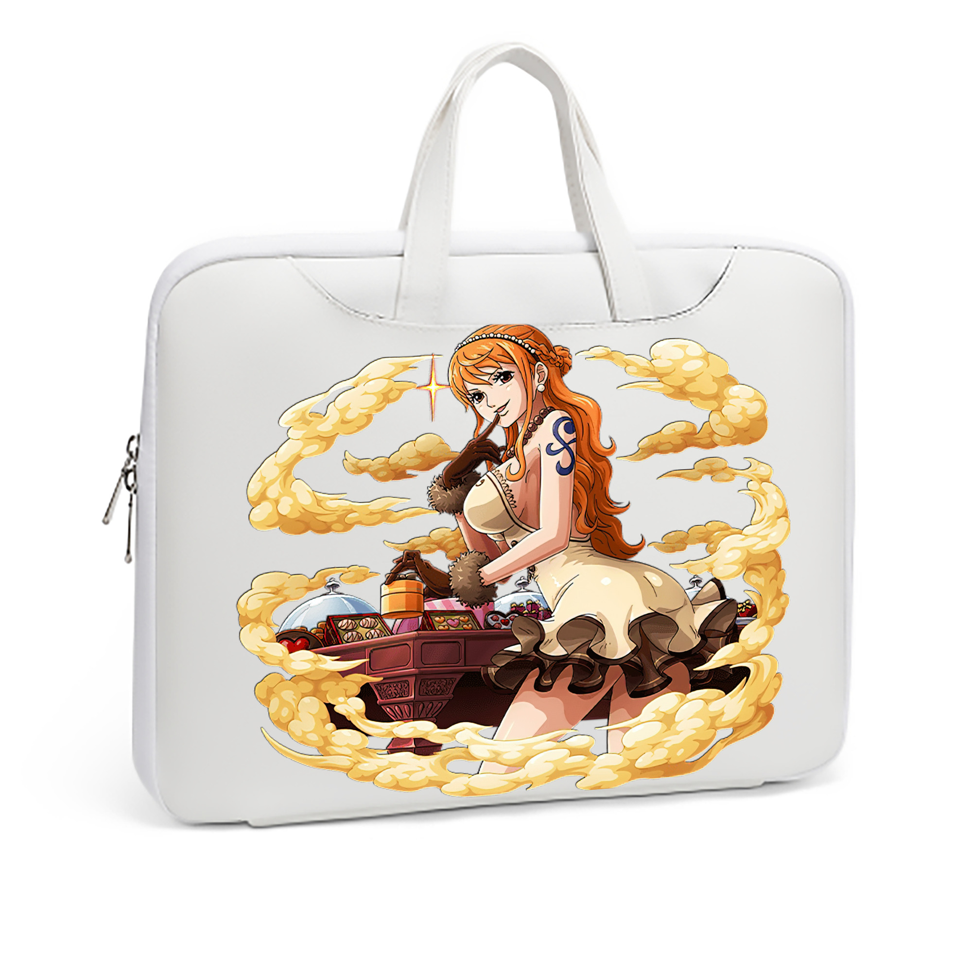 ワンピース ナミ ONE PIECE Nami レザーラップトップバッグ　ノートパソコンケース