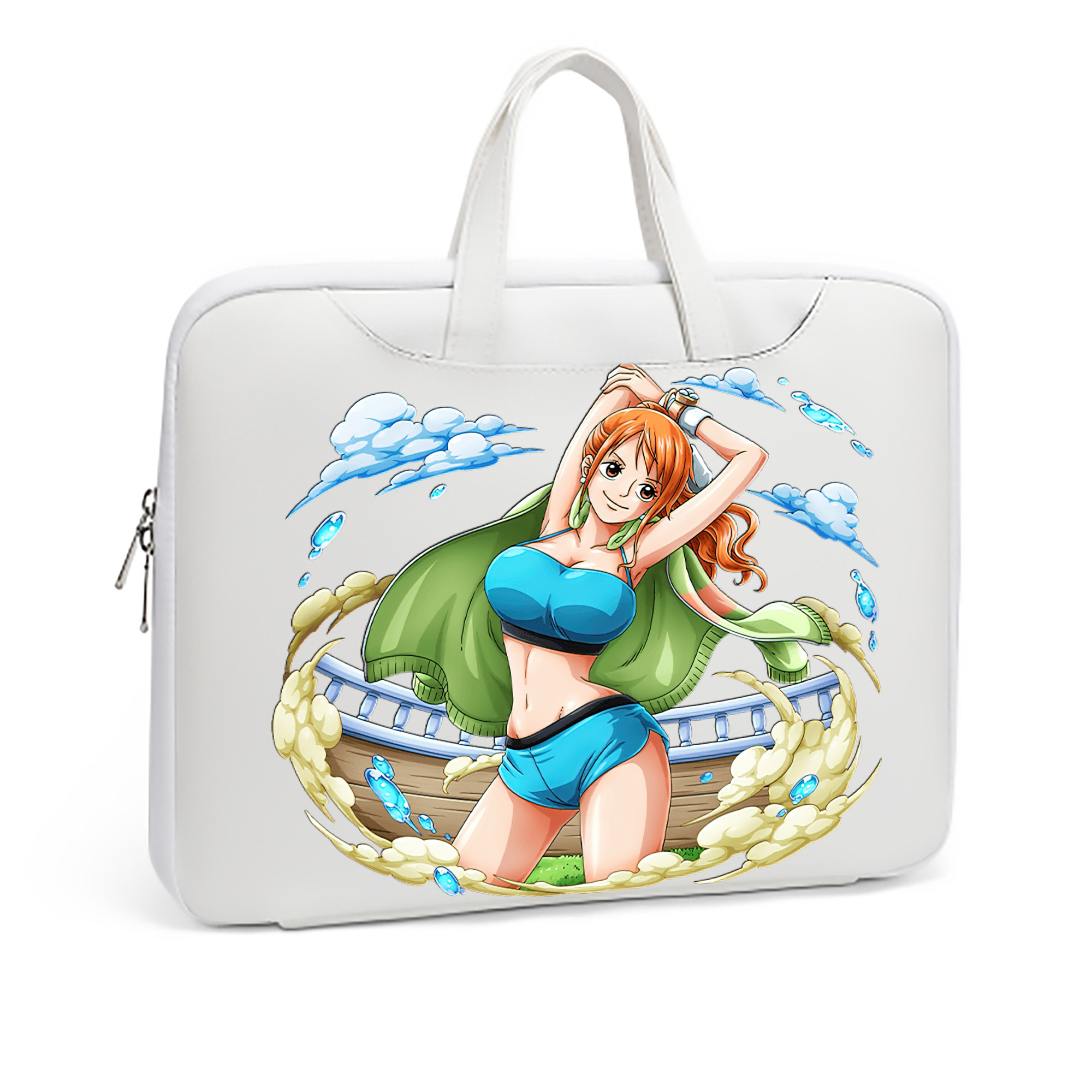 ワンピース ナミ ONE PIECE Nami レザーラップトップバッグ　ノートパソコンケース