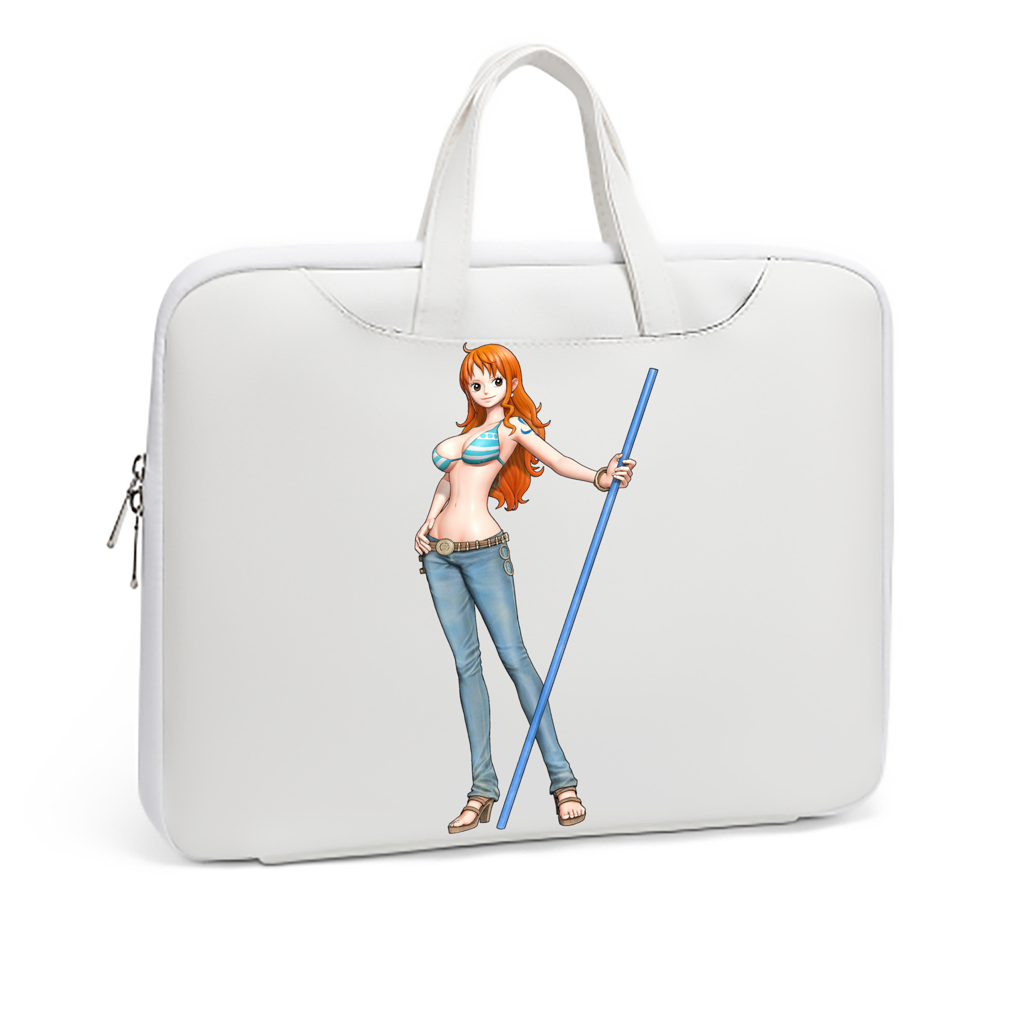 ワンピース ナミ ONE PIECE Nami レザーラップトップバッグ　ノートパソコンケース