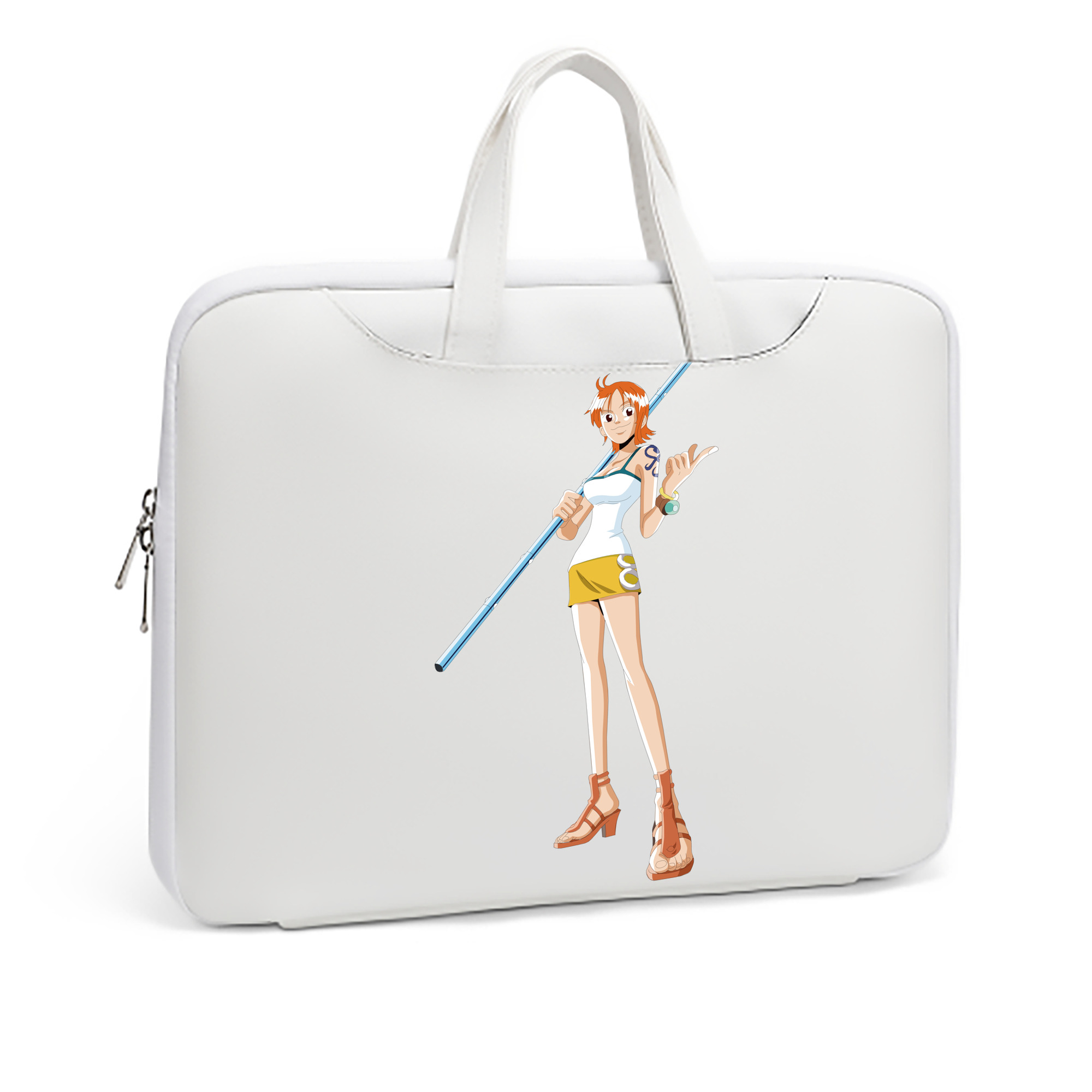 ワンピース ナミ ONE PIECE Nami レザーラップトップバッグ　ノートパソコンケース
