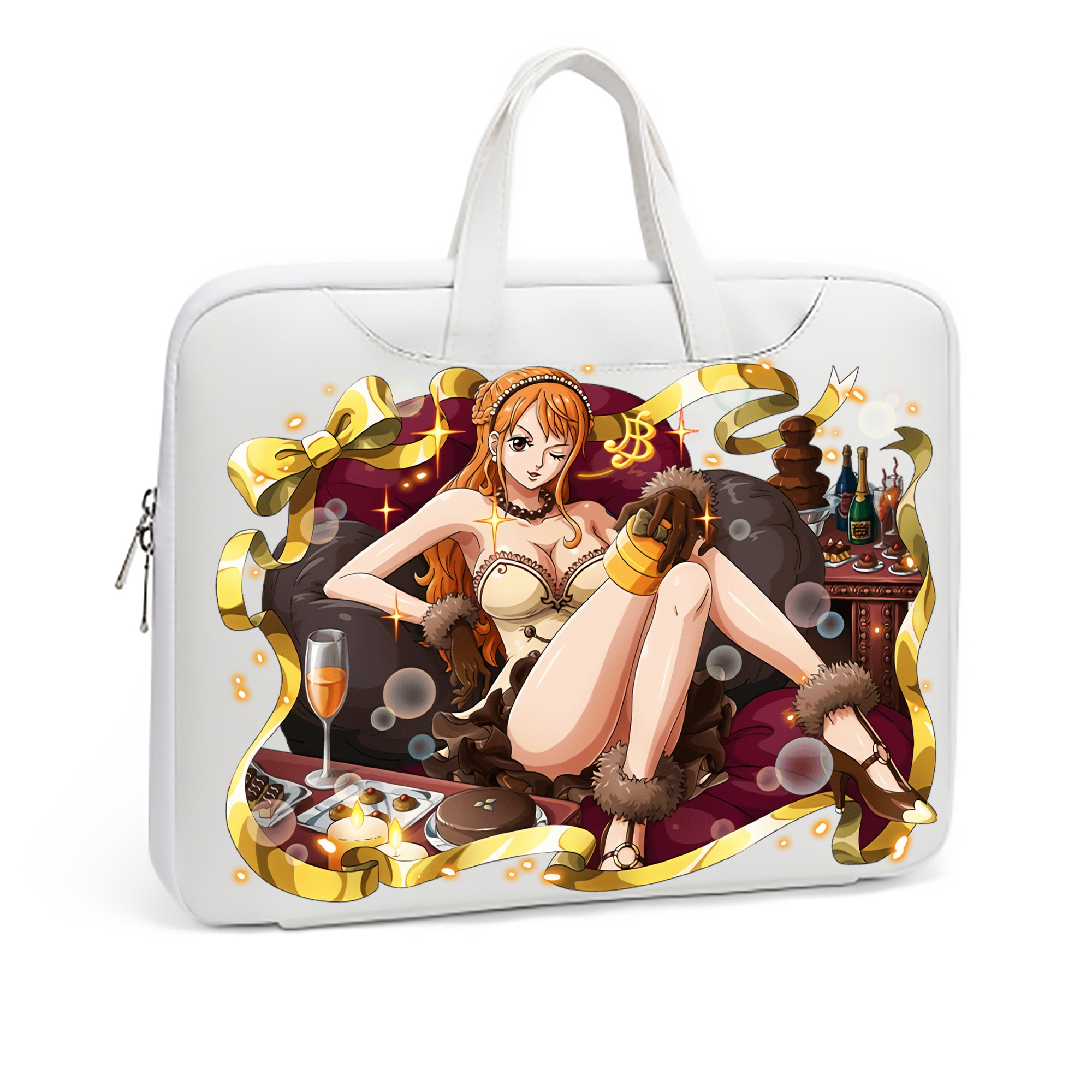 ワンピース ナミ ONE PIECE Nami レザーラップトップバッグ　ノートパソコンケース