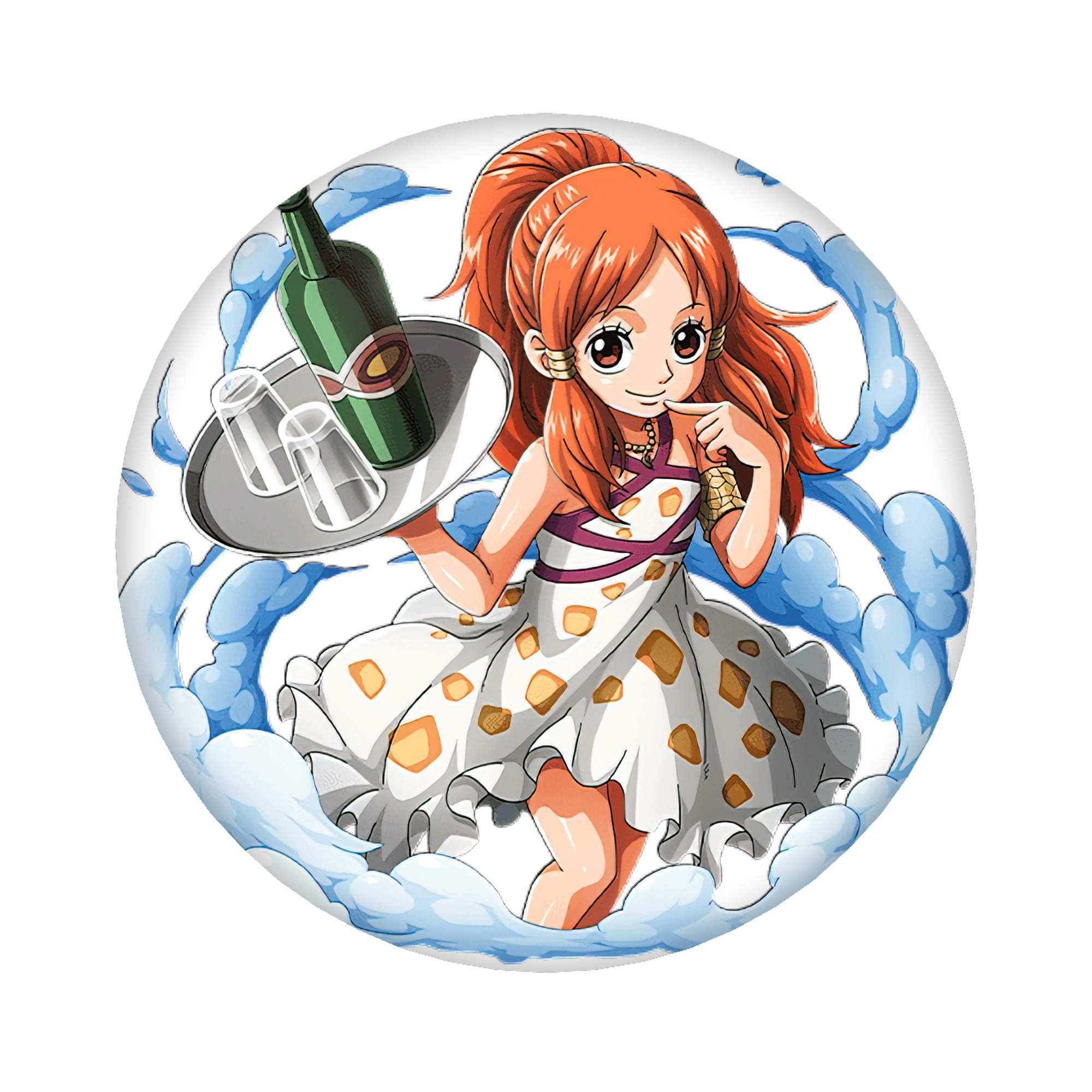 （画像用） ワンピース ナミ ONE PIECE Nami 6cm 缶バッジ 複数セット