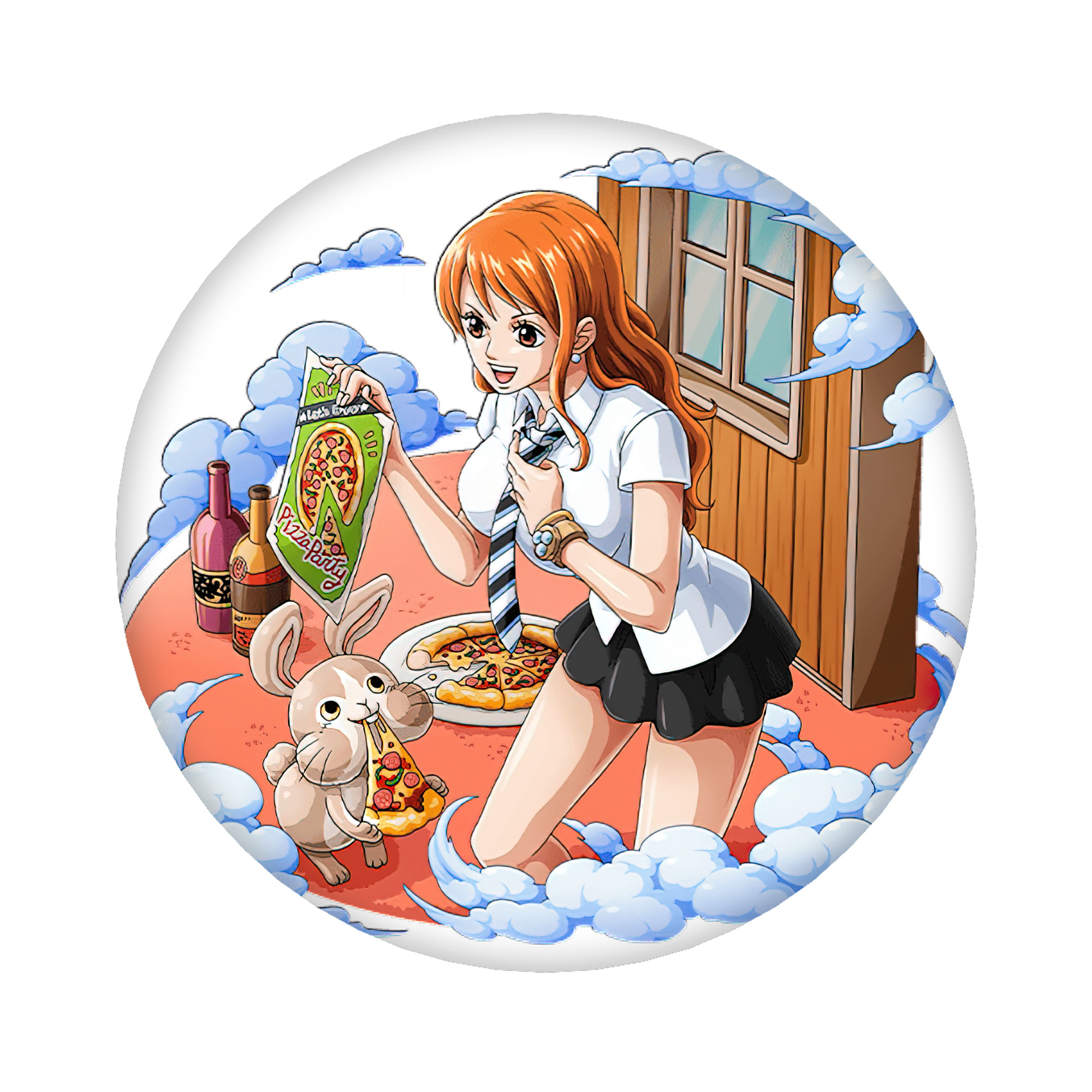 （画像用） ワンピース ナミ ONE PIECE Nami 6cm 缶バッジ 複数セット