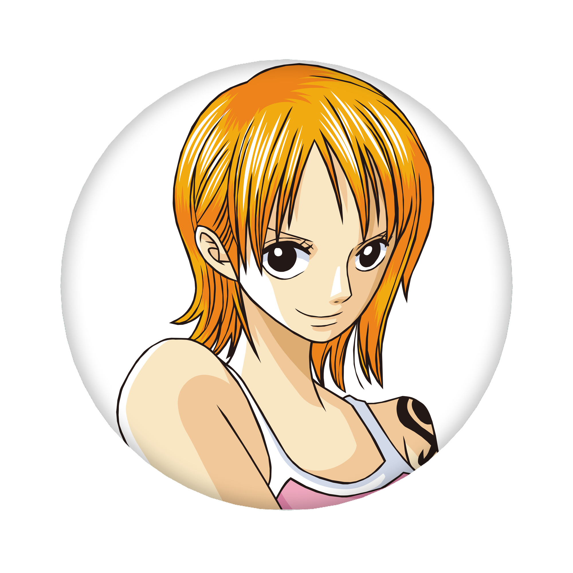 （画像用） ワンピース ナミ ONE PIECE Nami 6cm 缶バッジ 複数セット