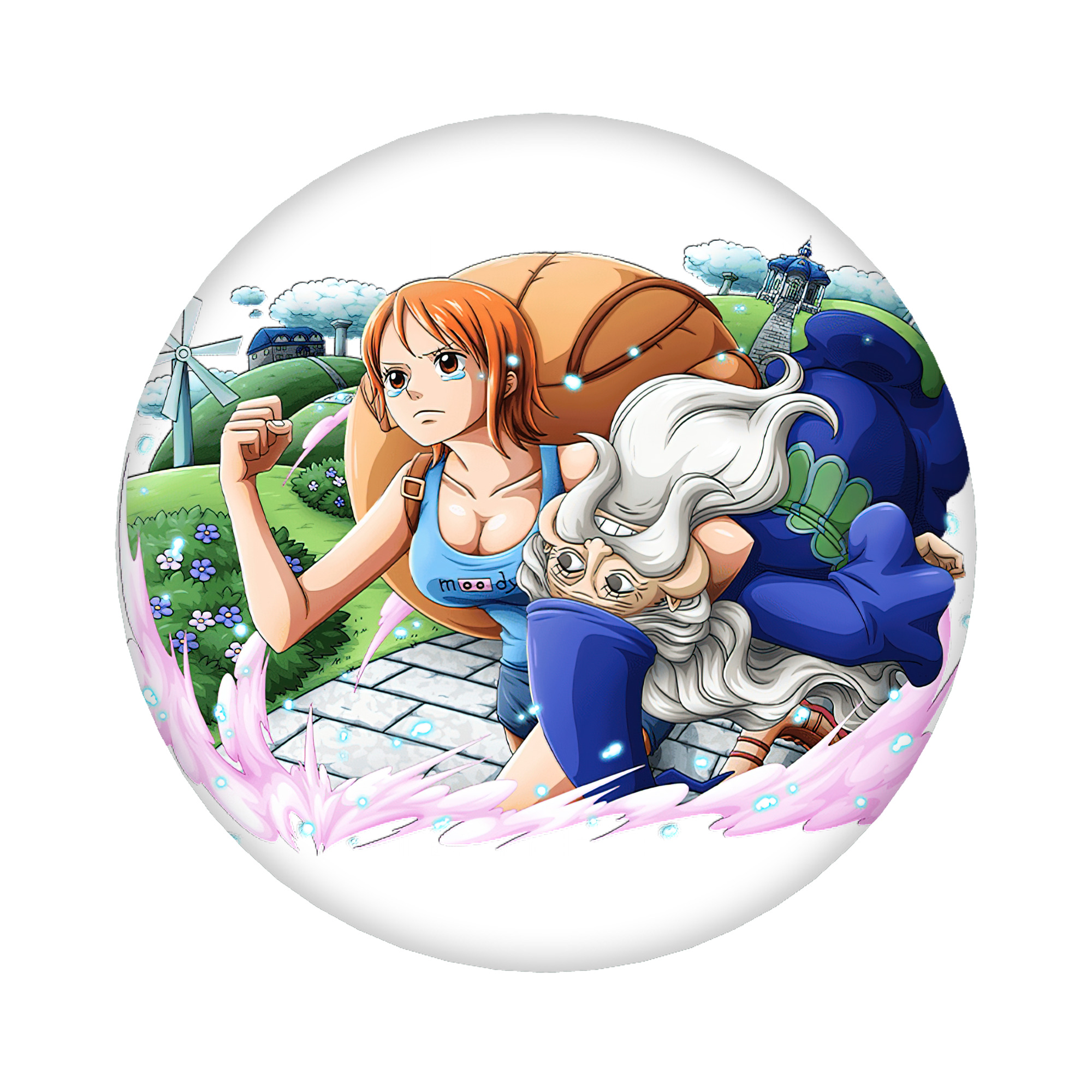 （画像用） ワンピース ナミ ONE PIECE Nami 6cm 缶バッジ 複数セット