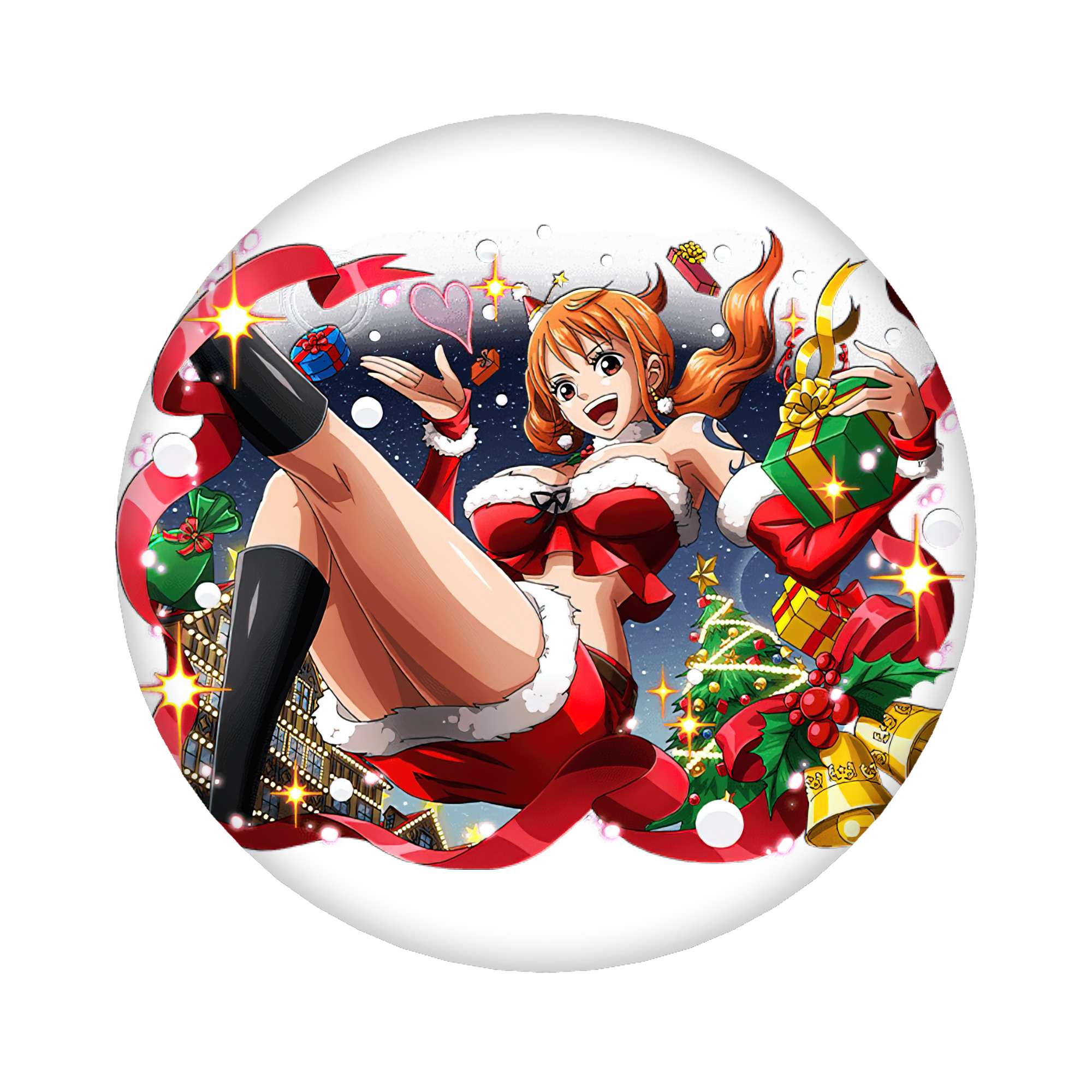 （画像用） ワンピース ナミ ONE PIECE Nami 6cm 缶バッジ 複数セット