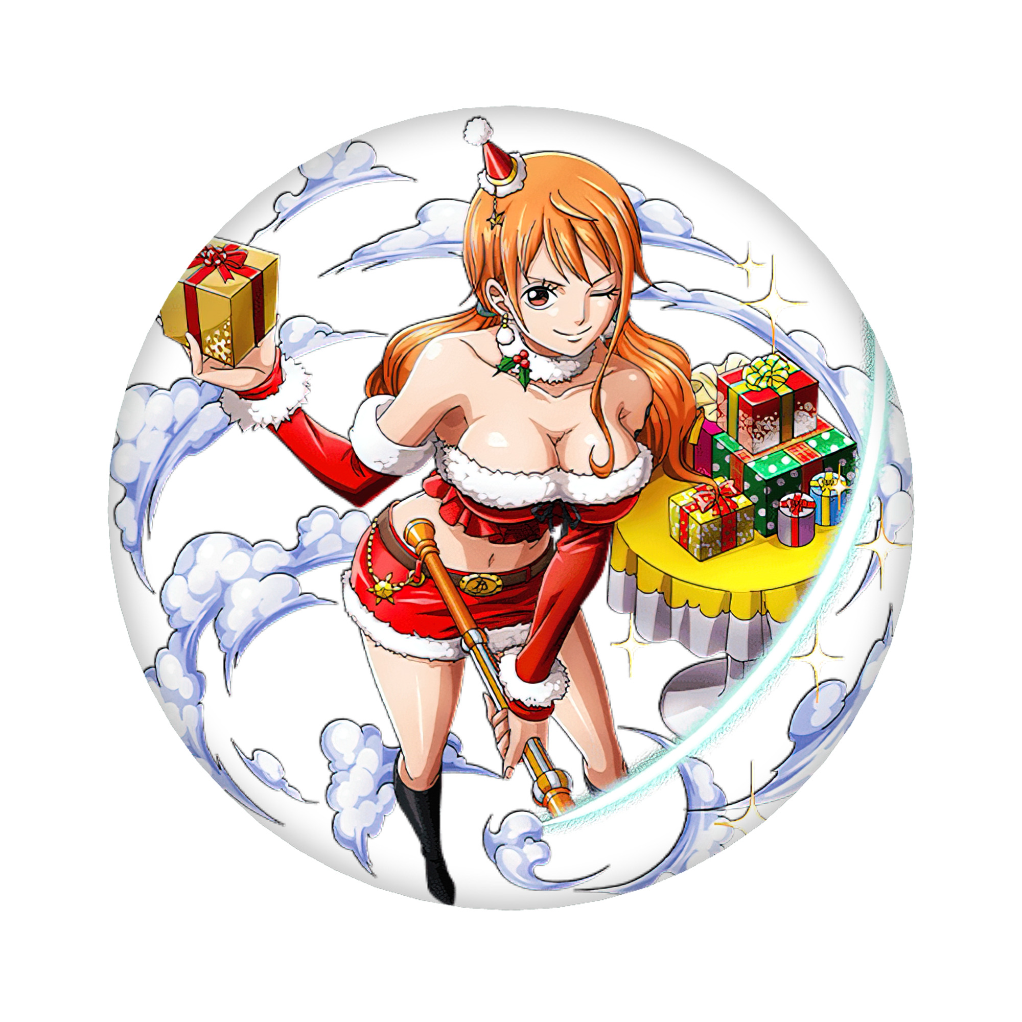 （画像用） ワンピース ナミ ONE PIECE Nami 6cm 缶バッジ 複数セット