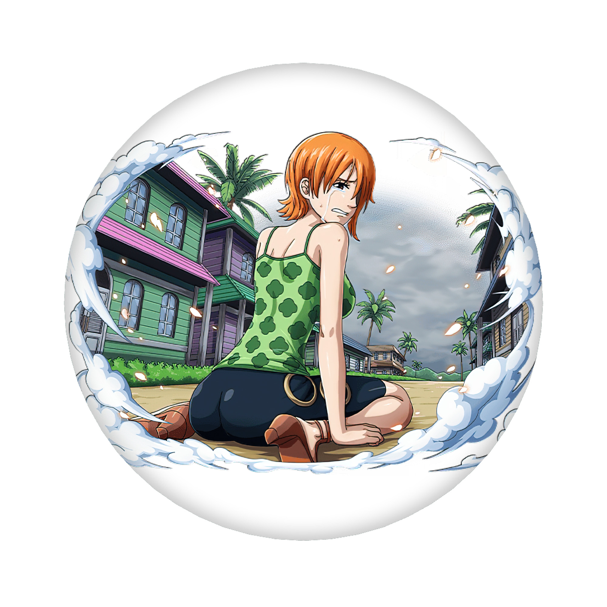 （画像用） ワンピース ナミ ONE PIECE Nami 6cm 缶バッジ 複数セット