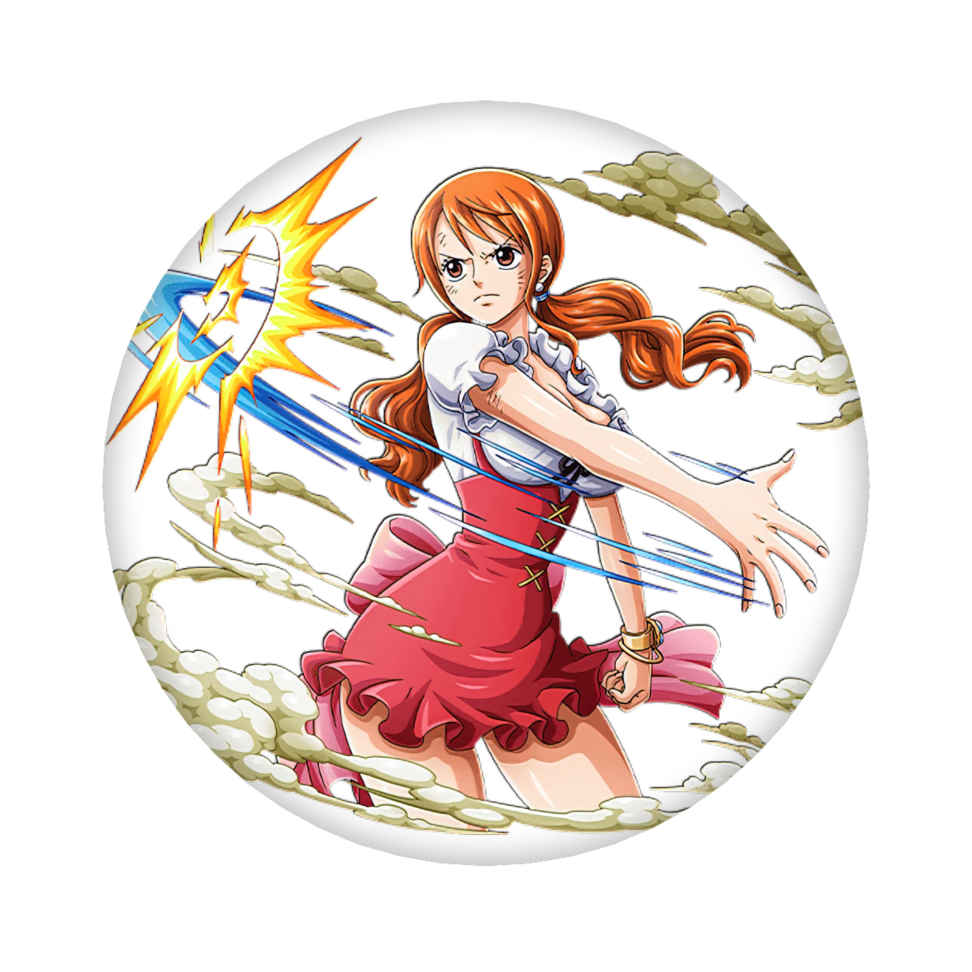 （画像用） ワンピース ナミ ONE PIECE Nami 6cm 缶バッジ 複数セット