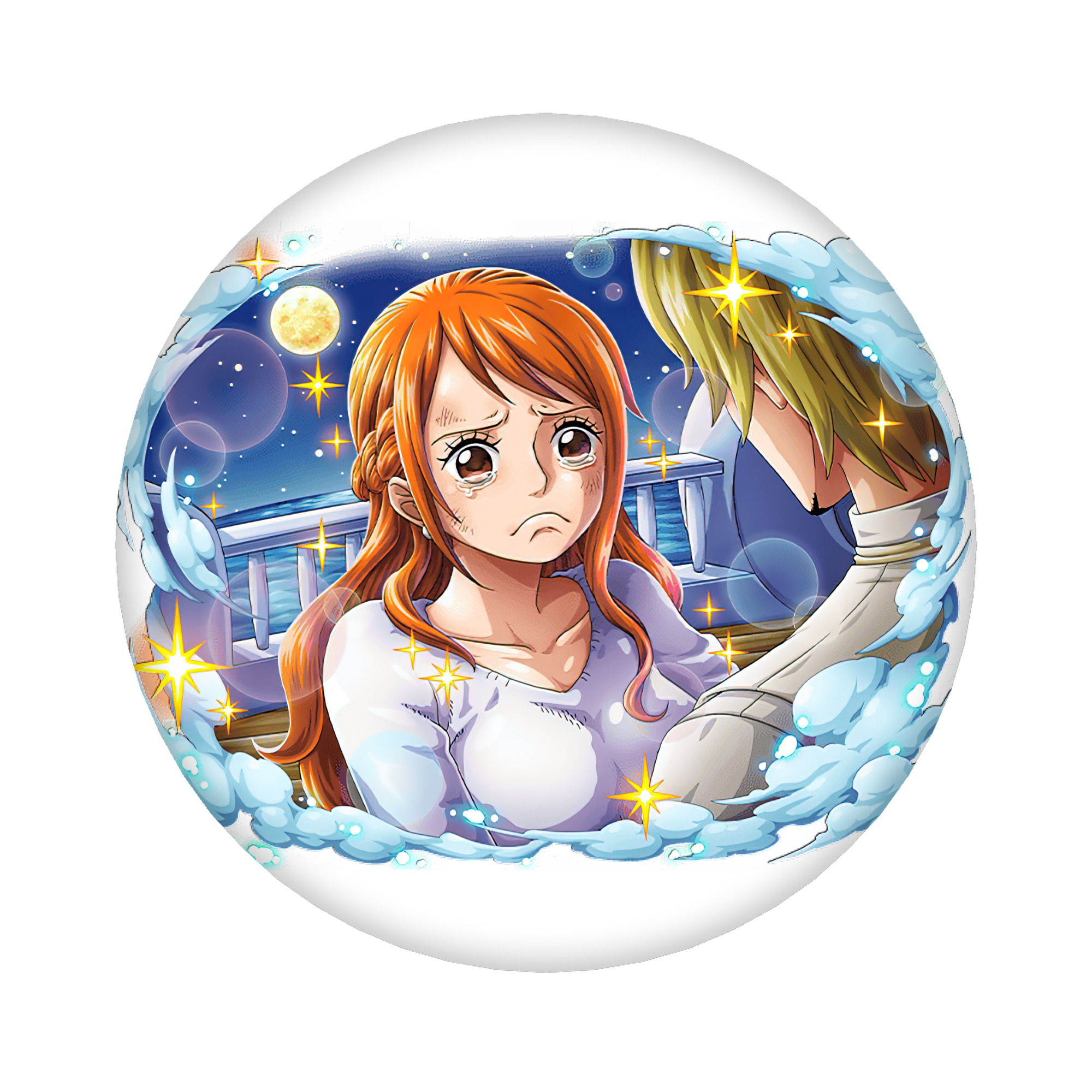 （画像用） ワンピース ナミ ONE PIECE Nami 6cm 缶バッジ 複数セット
