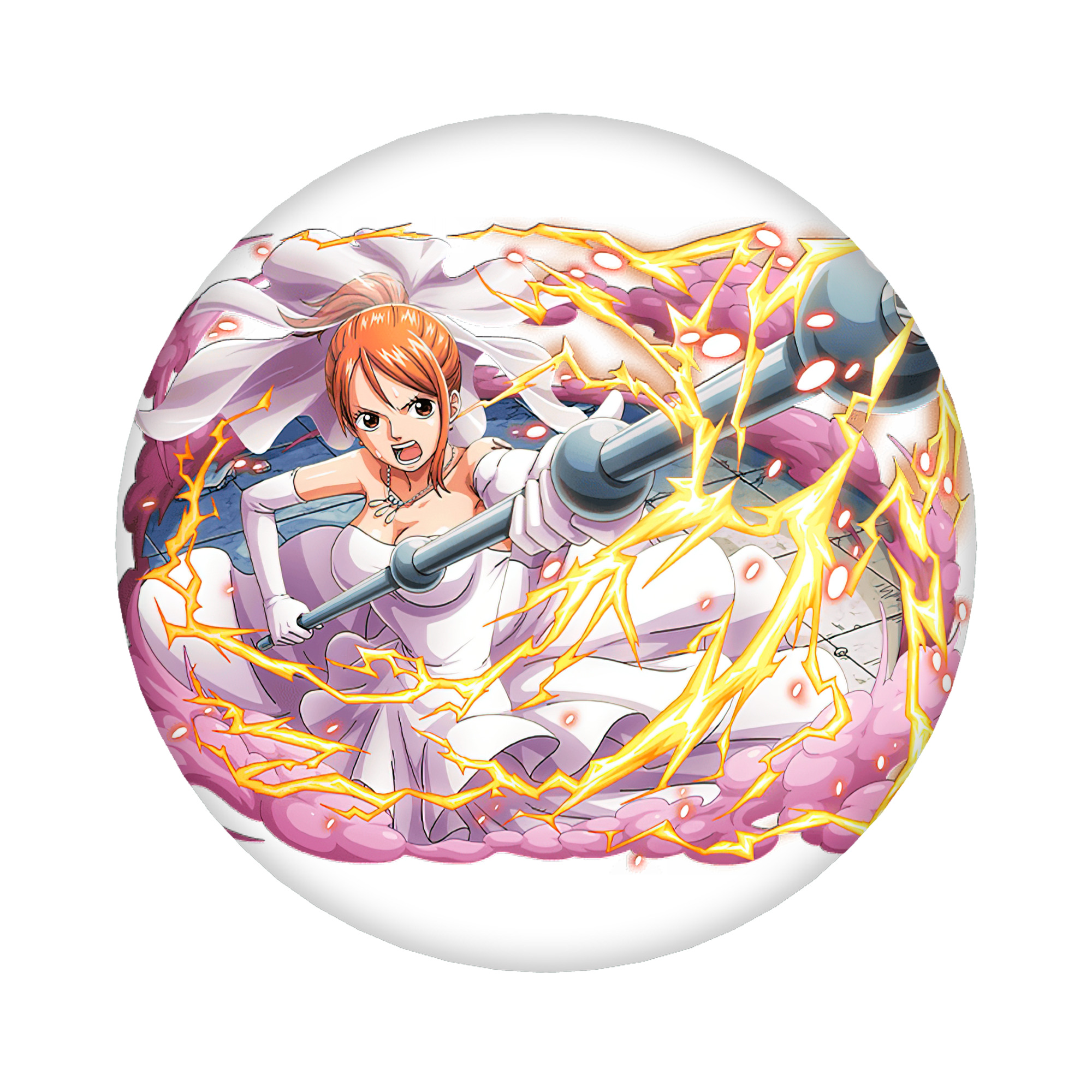 （画像用） ワンピース ナミ ONE PIECE Nami 6cm 缶バッジ 複数セット