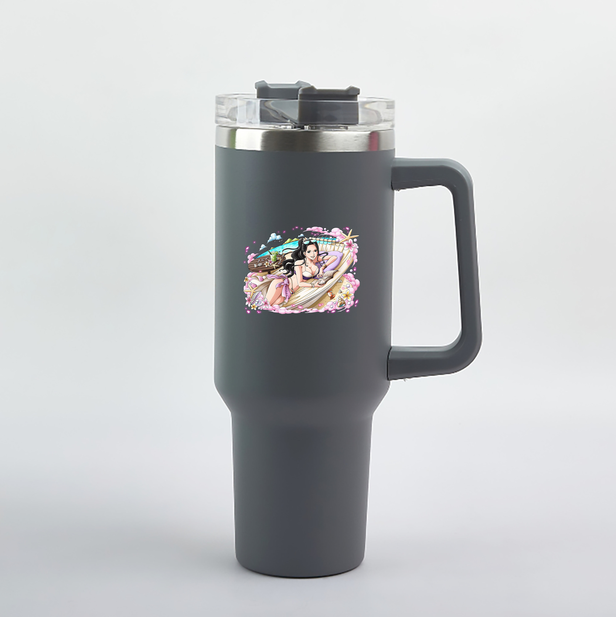 ワンピース ニコ・ロビン ONE PIECE Nico Robin 1200mL車用タンブラー（カラープリント）