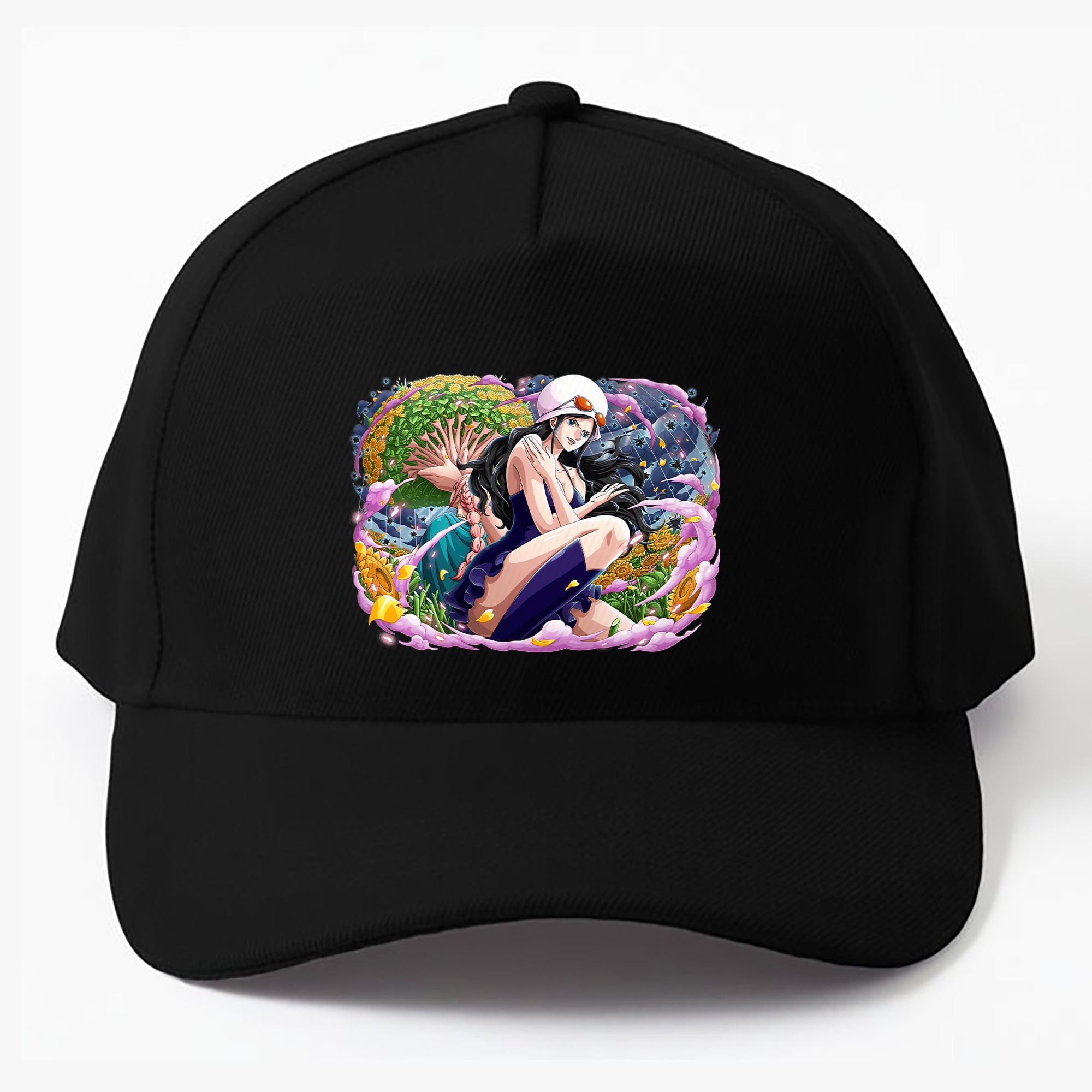 （画像用） ワンピース ニコ・ロビン ONE PIECE Nico Robin ベースボールキャップ 綿100％ 男女兼用 帽子 スポーツ