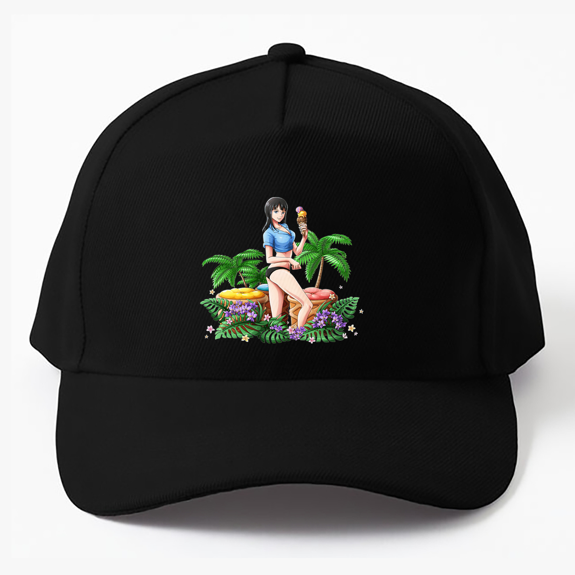 （画像用） ワンピース ニコ・ロビン ONE PIECE Nico Robin ベースボールキャップ 綿100％ 男女兼用 帽子 スポーツ