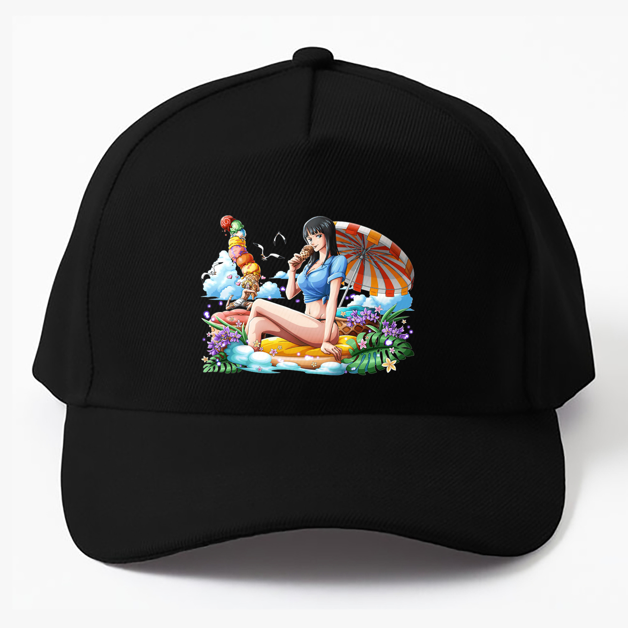 （画像用） ワンピース ニコ・ロビン ONE PIECE Nico Robin ベースボールキャップ 綿100％ 男女兼用 帽子 スポーツ