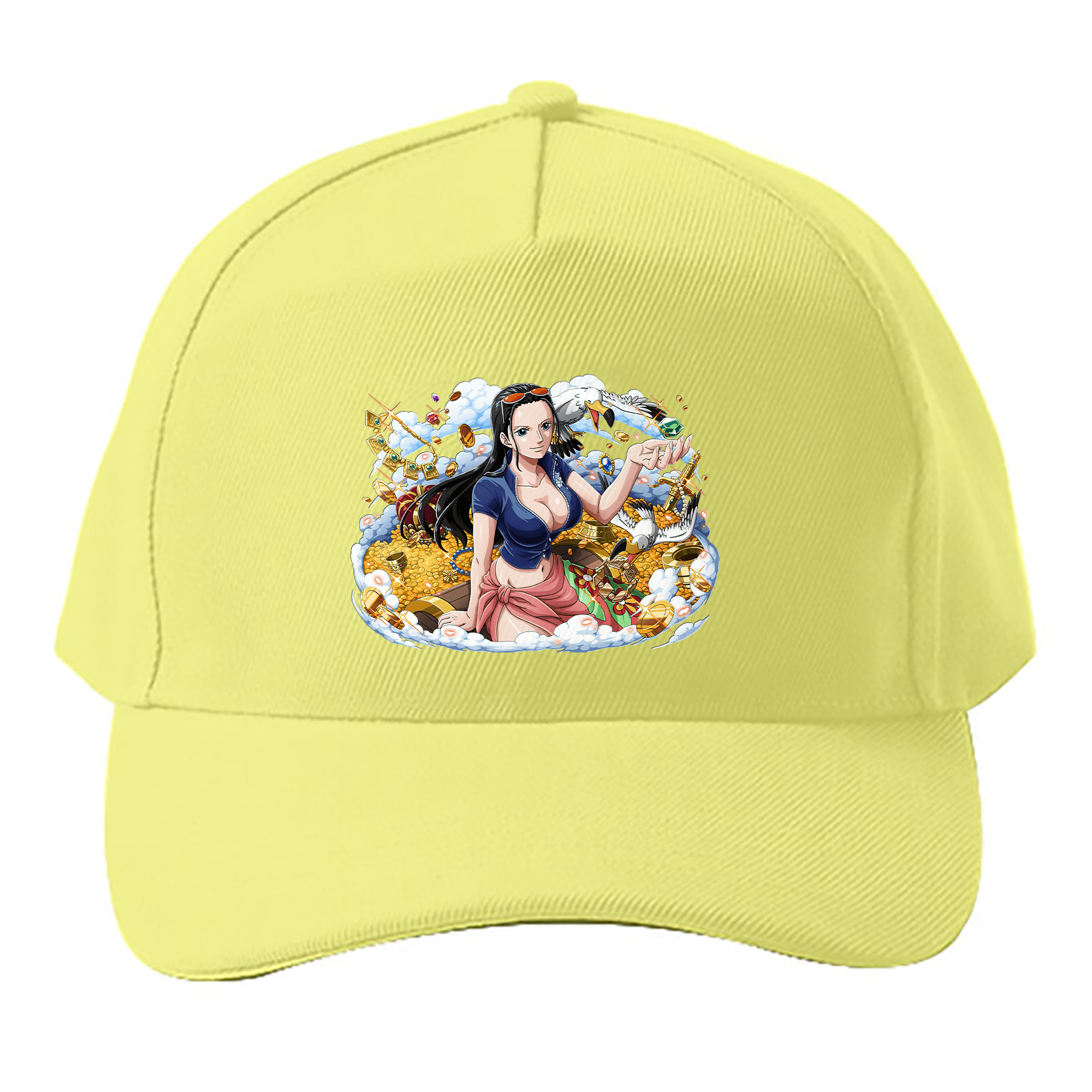 （画像用） ワンピース ニコ・ロビン ONE PIECE Nico Robin ベースボールキャップ 綿100％ 男女兼用 帽子 スポーツ