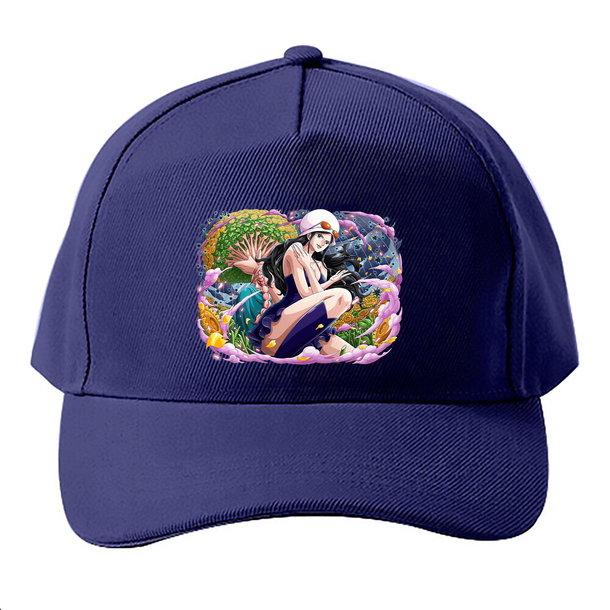 （画像用） ワンピース ニコ・ロビン ONE PIECE Nico Robin ベースボールキャップ 綿100％ 男女兼用 帽子 スポーツ