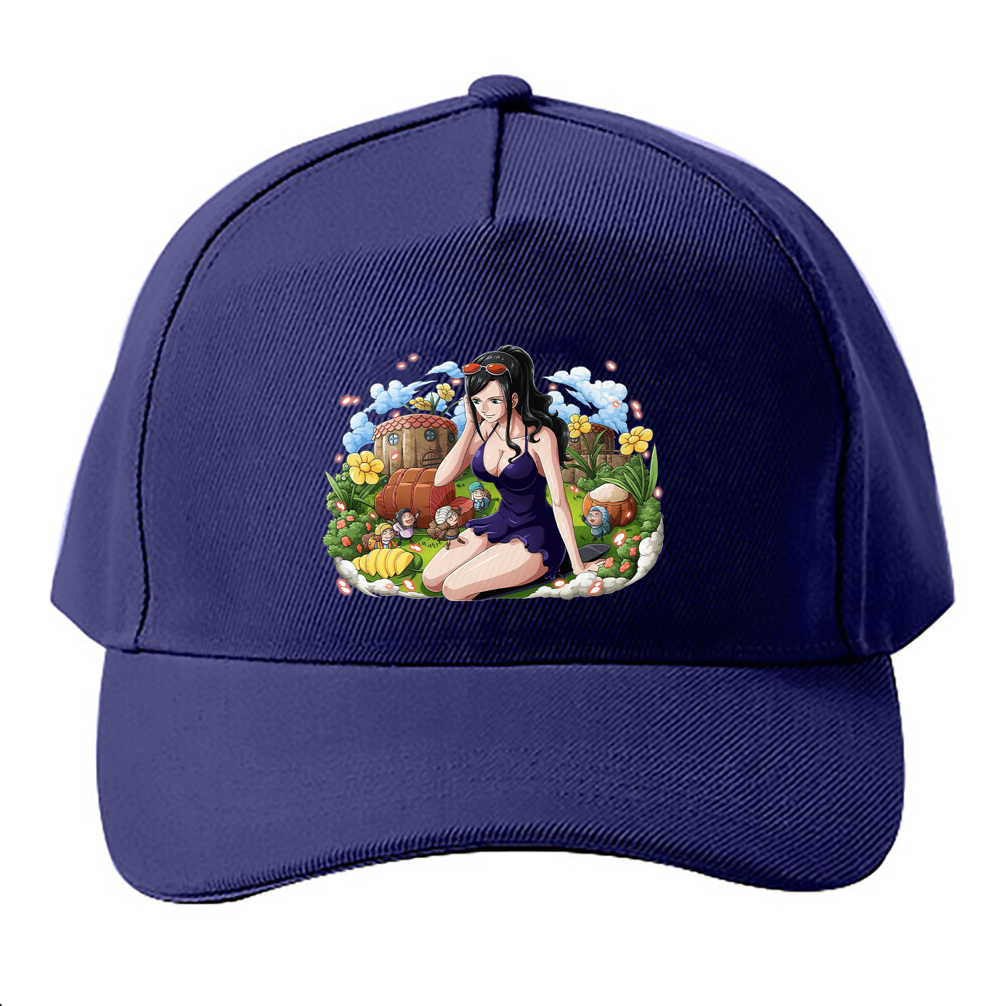 （画像用） ワンピース ニコ・ロビン ONE PIECE Nico Robin ベースボールキャップ 綿100％ 男女兼用 帽子 スポーツ