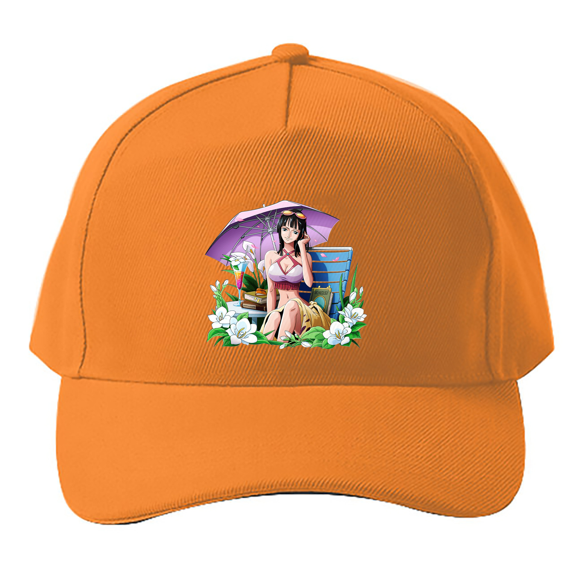 （画像用） ワンピース ニコ・ロビン ONE PIECE Nico Robin ベースボールキャップ 綿100％ 男女兼用 帽子 スポーツ