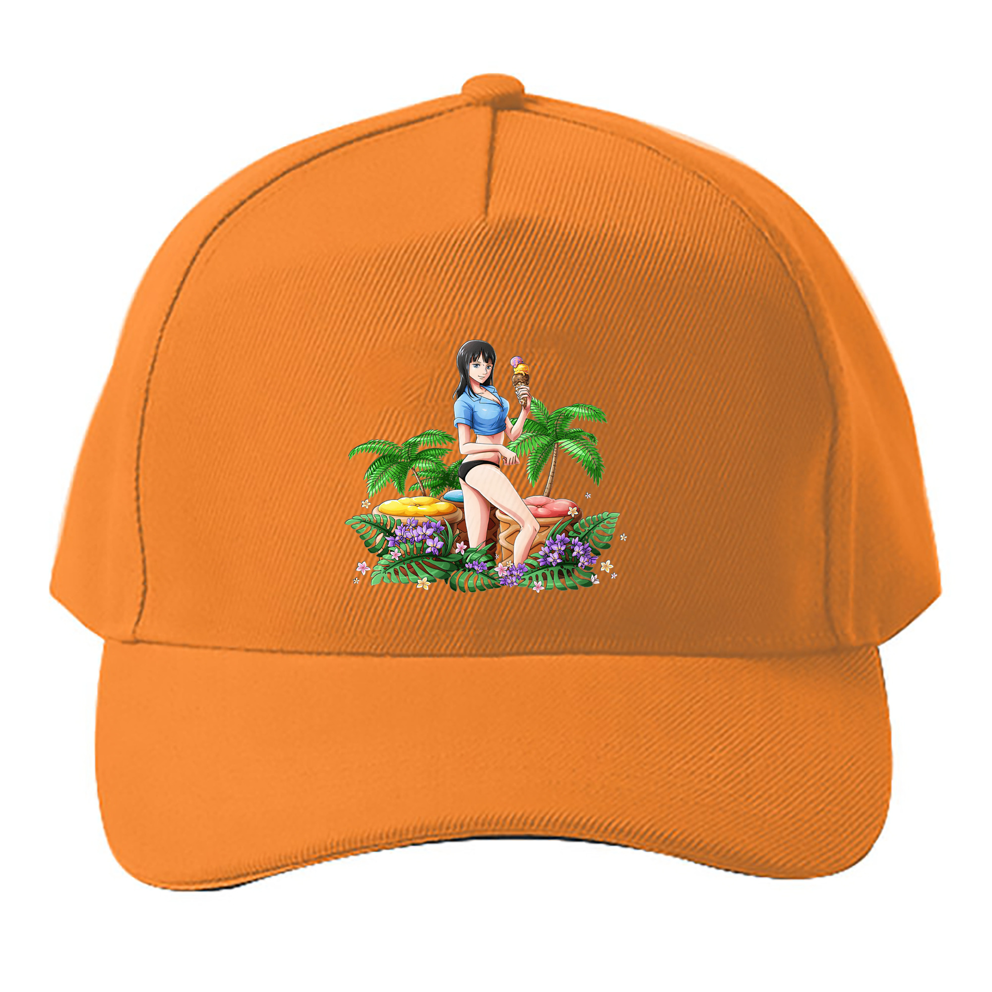 （画像用） ワンピース ニコ・ロビン ONE PIECE Nico Robin ベースボールキャップ 綿100％ 男女兼用 帽子 スポーツ
