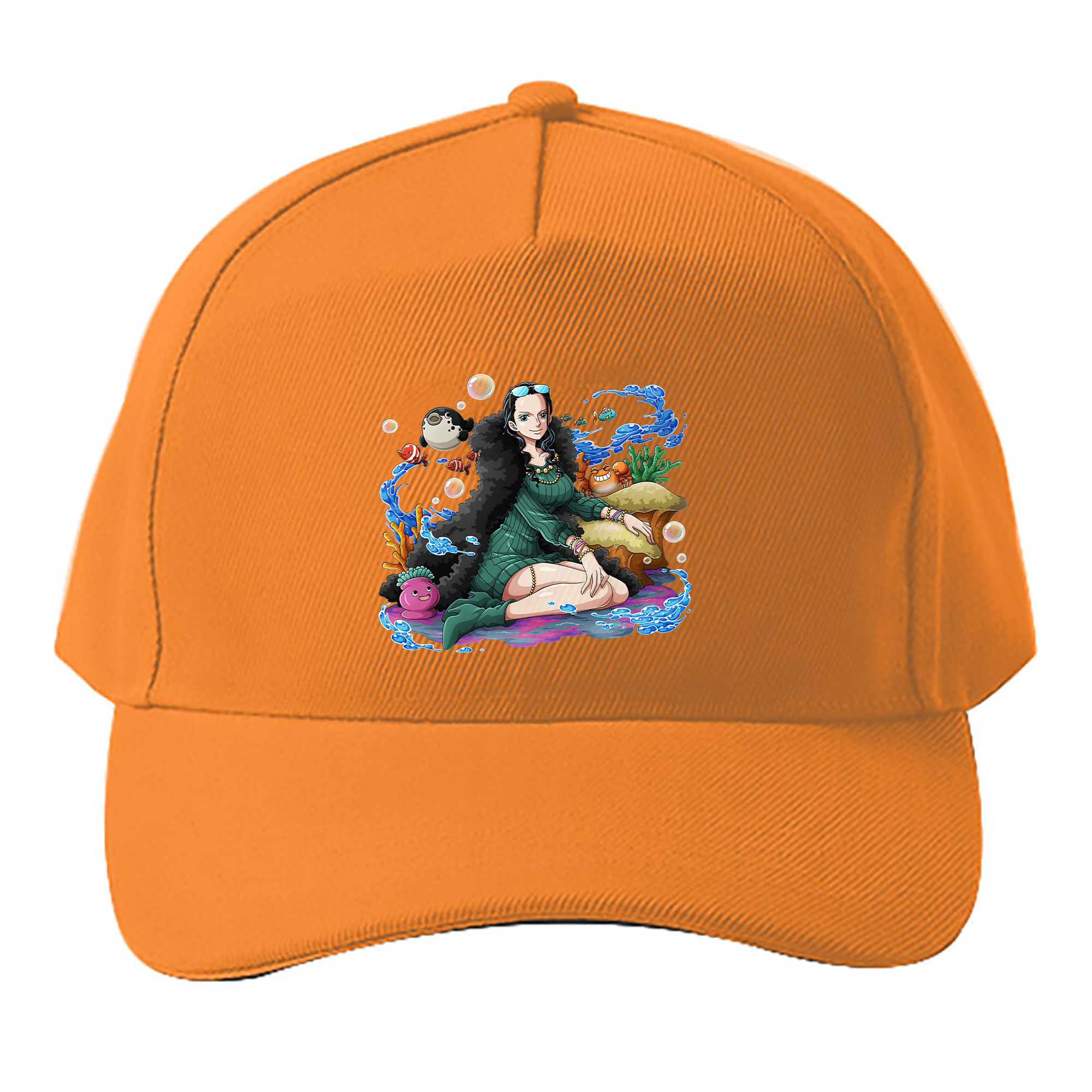 （画像用） ワンピース ニコ・ロビン ONE PIECE Nico Robin ベースボールキャップ 綿100％ 男女兼用 帽子 スポーツ