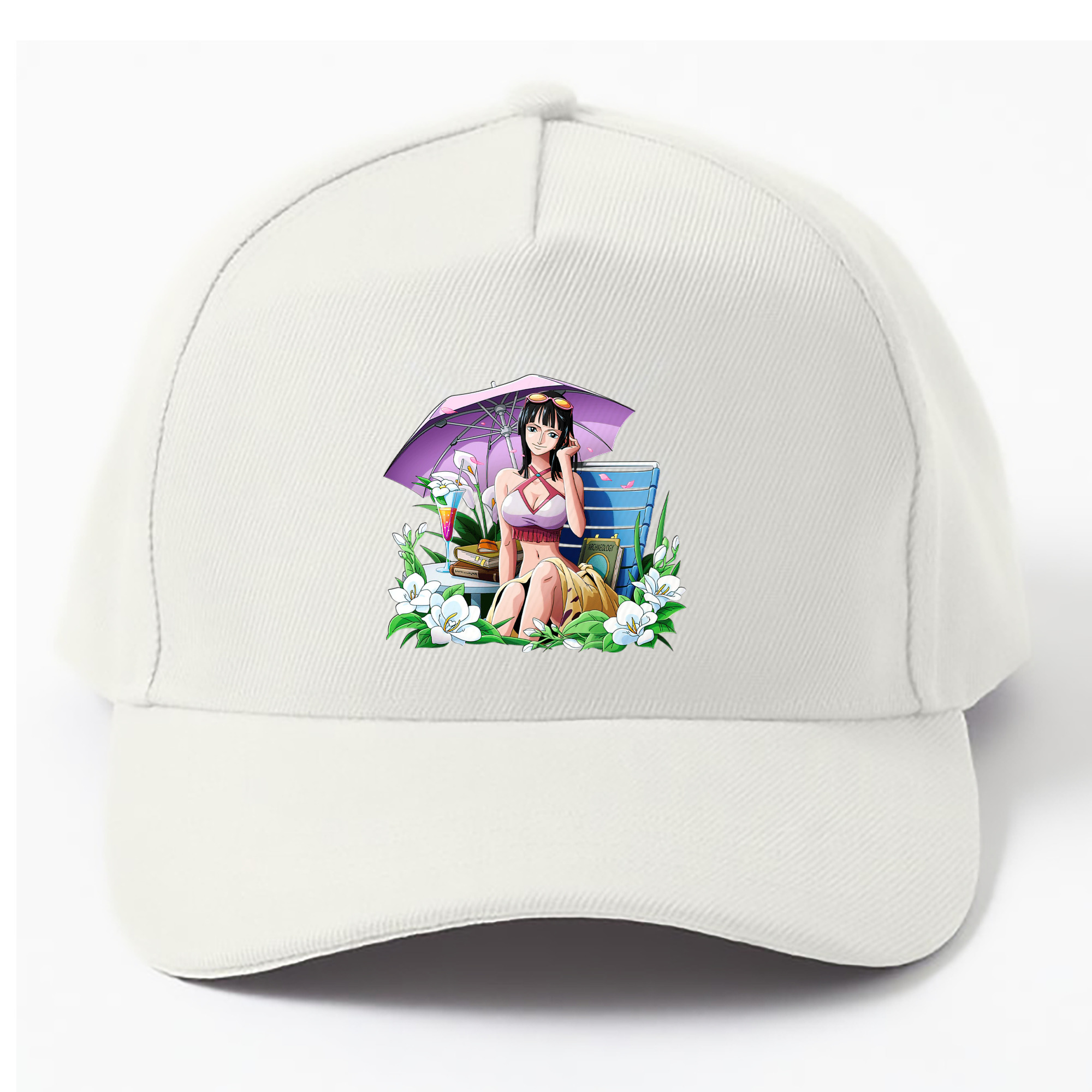 （画像用） ワンピース ニコ・ロビン ONE PIECE Nico Robin ベースボールキャップ 綿100％ 男女兼用 帽子 スポーツ
