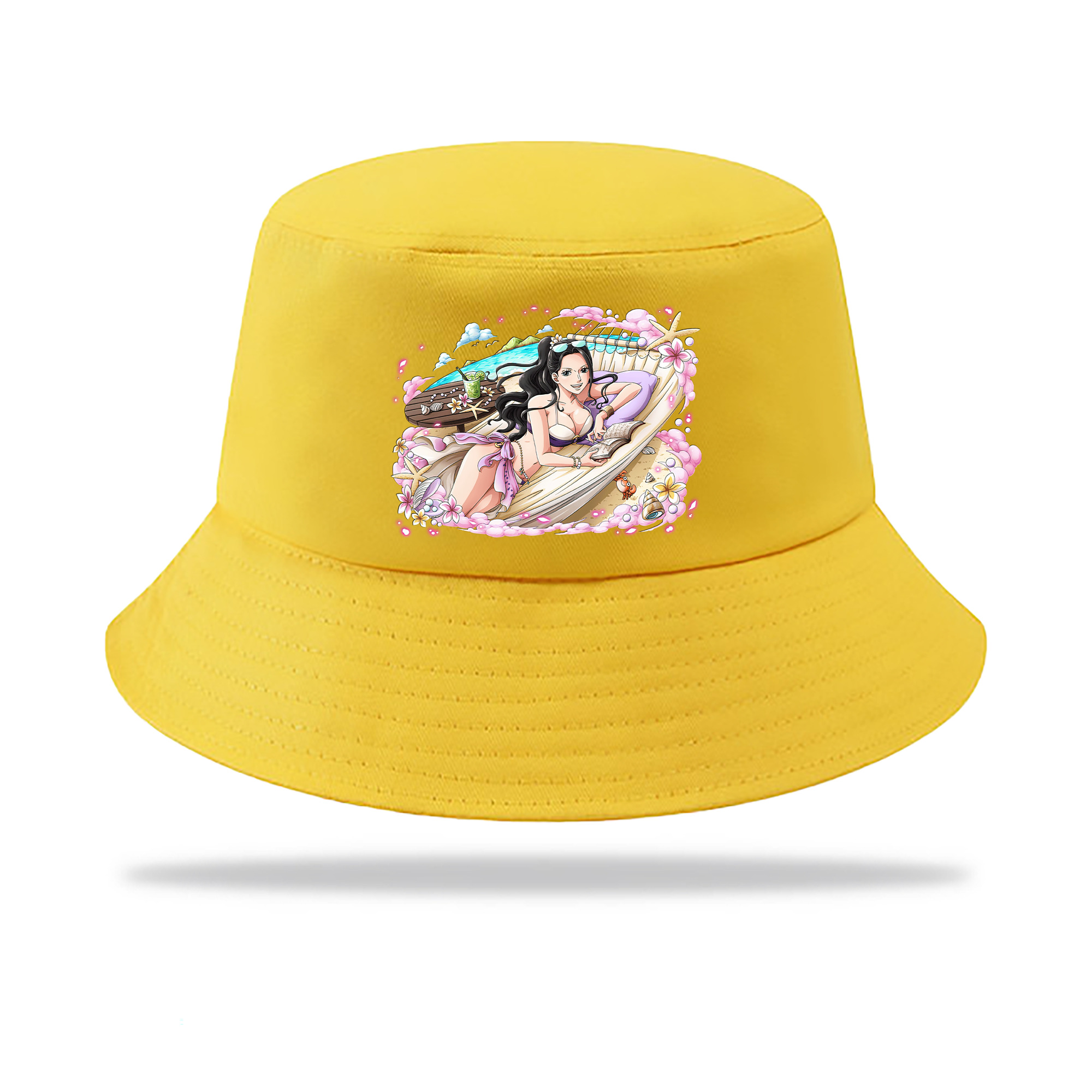 （画像用） ワンピース ニコ・ロビン ONE PIECE Nico Robin アウトドア日除けバケットハット