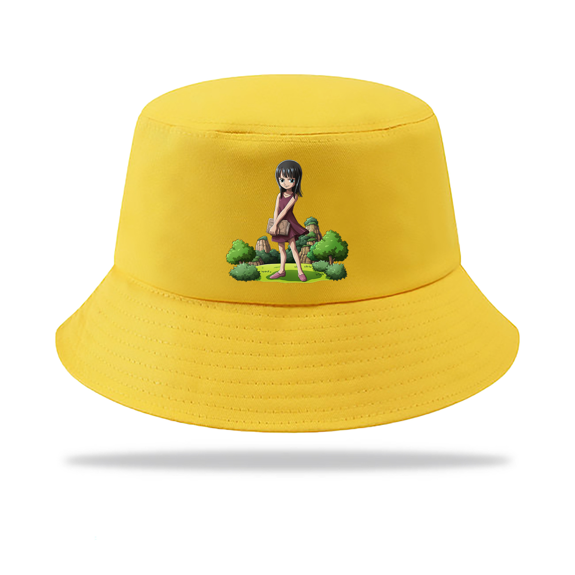 ワンピース ニコ・ロビン ONE PIECE Nico Robin アウトドア日除けバケットハット