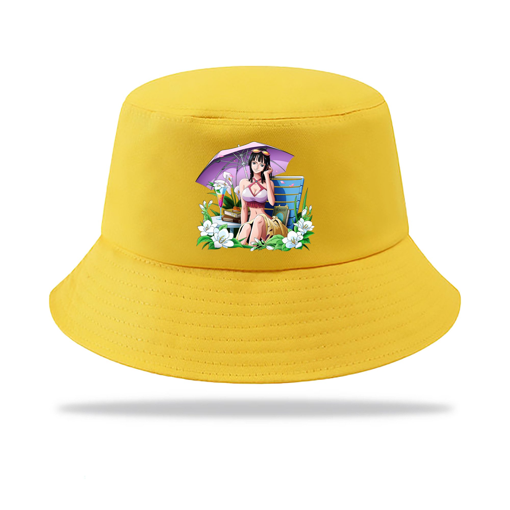 （画像用） ワンピース ニコ・ロビン ONE PIECE Nico Robin アウトドア日除けバケットハット