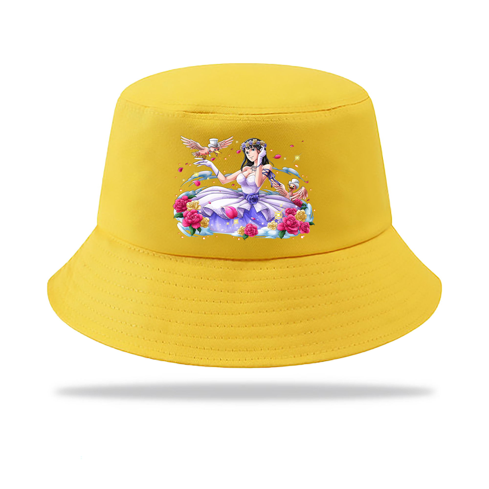 ワンピース ニコ・ロビン ONE PIECE Nico Robin アウトドア日除けバケットハット