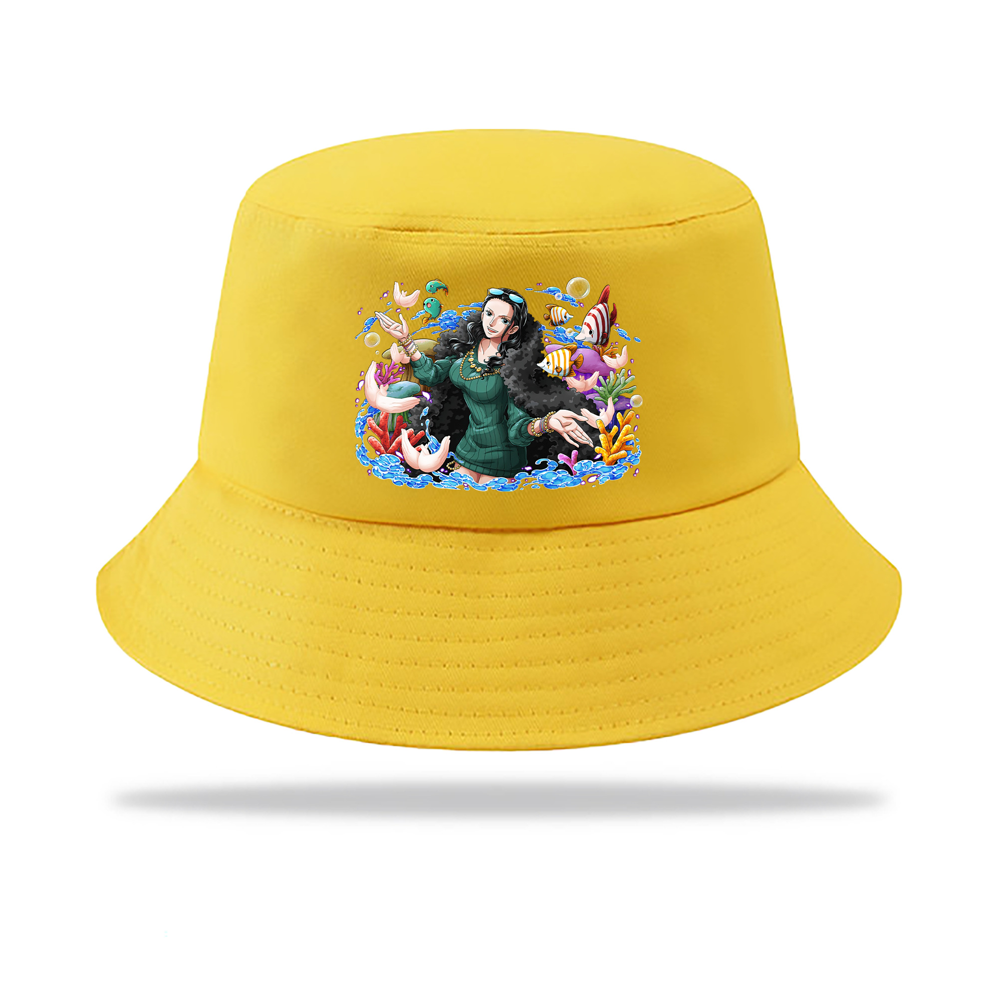（画像用） ワンピース ニコ・ロビン ONE PIECE Nico Robin アウトドア日除けバケットハット